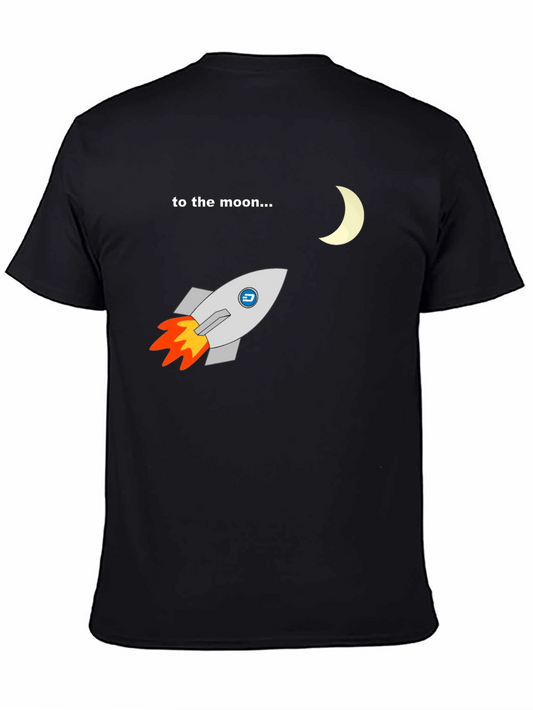 To The Moon Rocket Graphic Tee