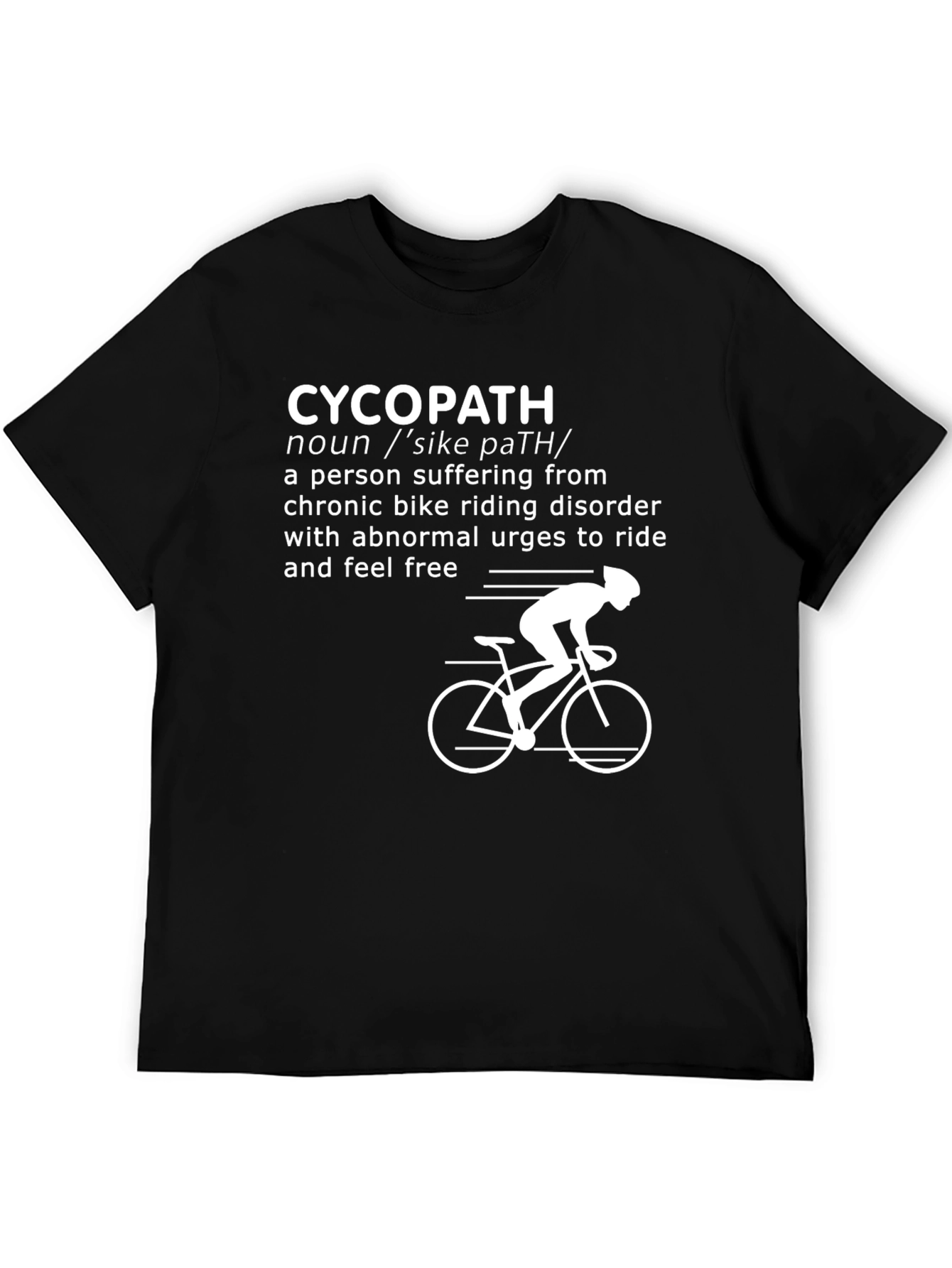 CycoPath Cycling T-Shirt - Funny Biker Tee