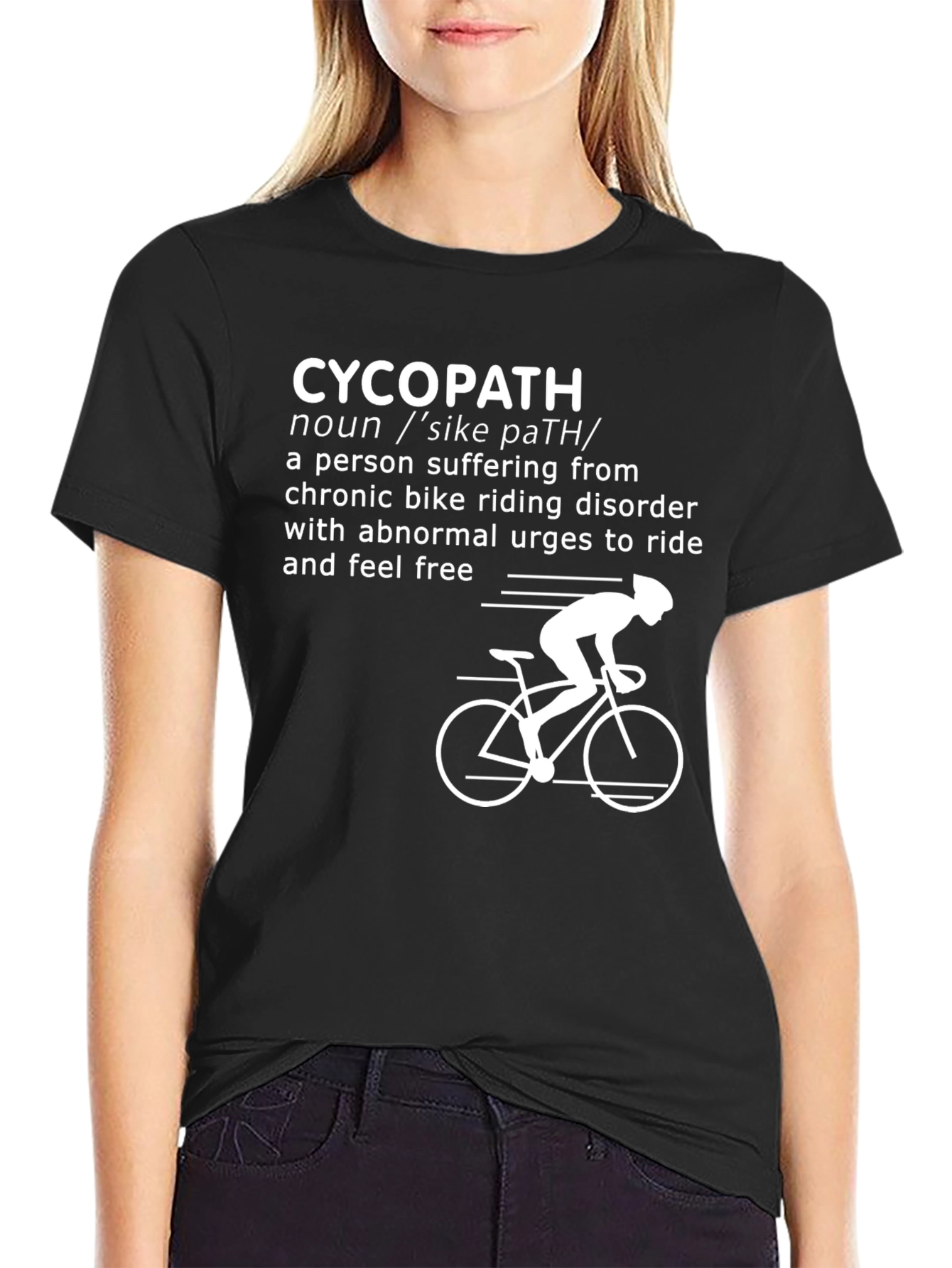 CycoPath Cycling T-Shirt - Funny Biker Tee