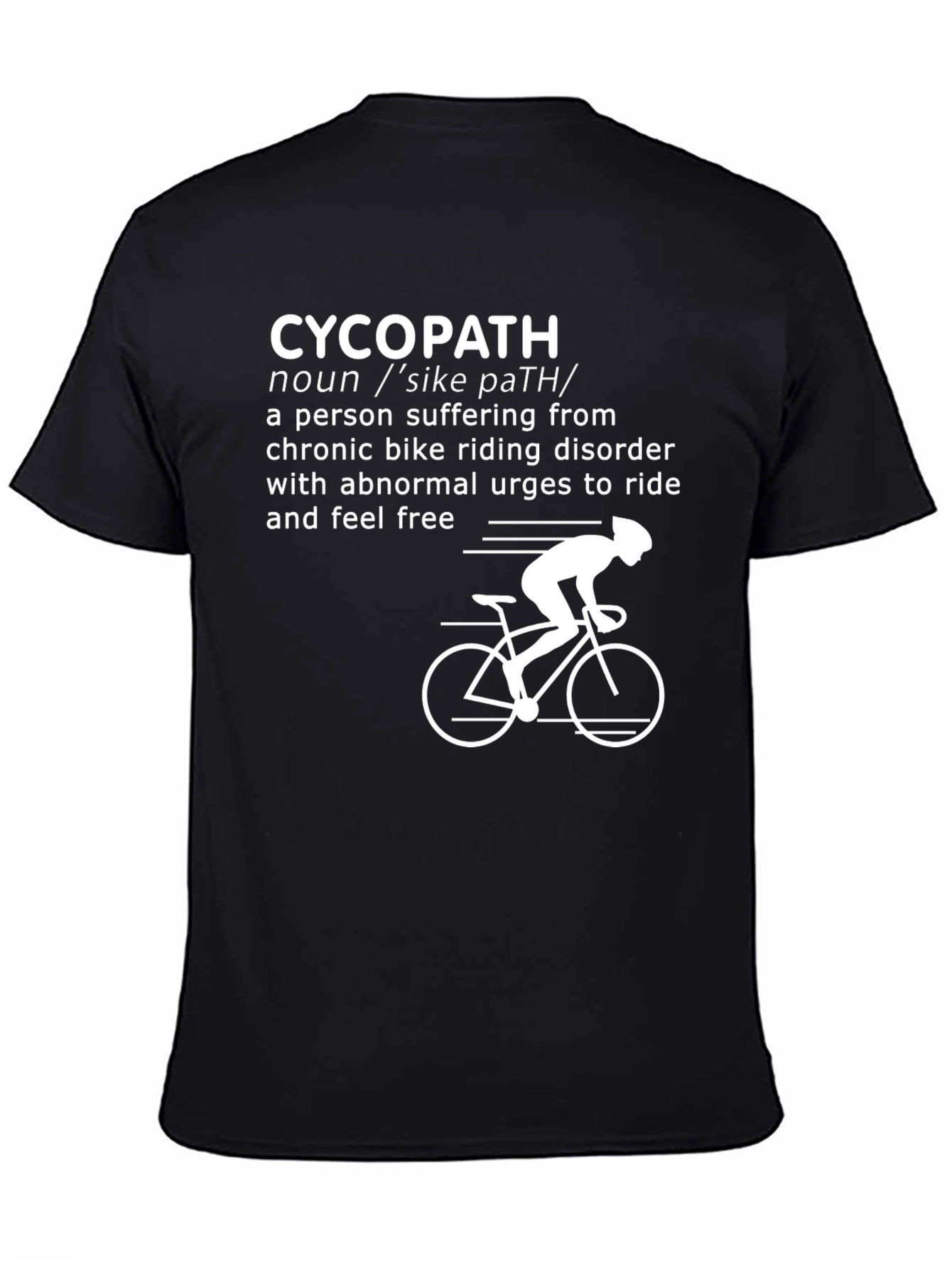 CycoPath Cycling T-Shirt - Funny Biker Tee