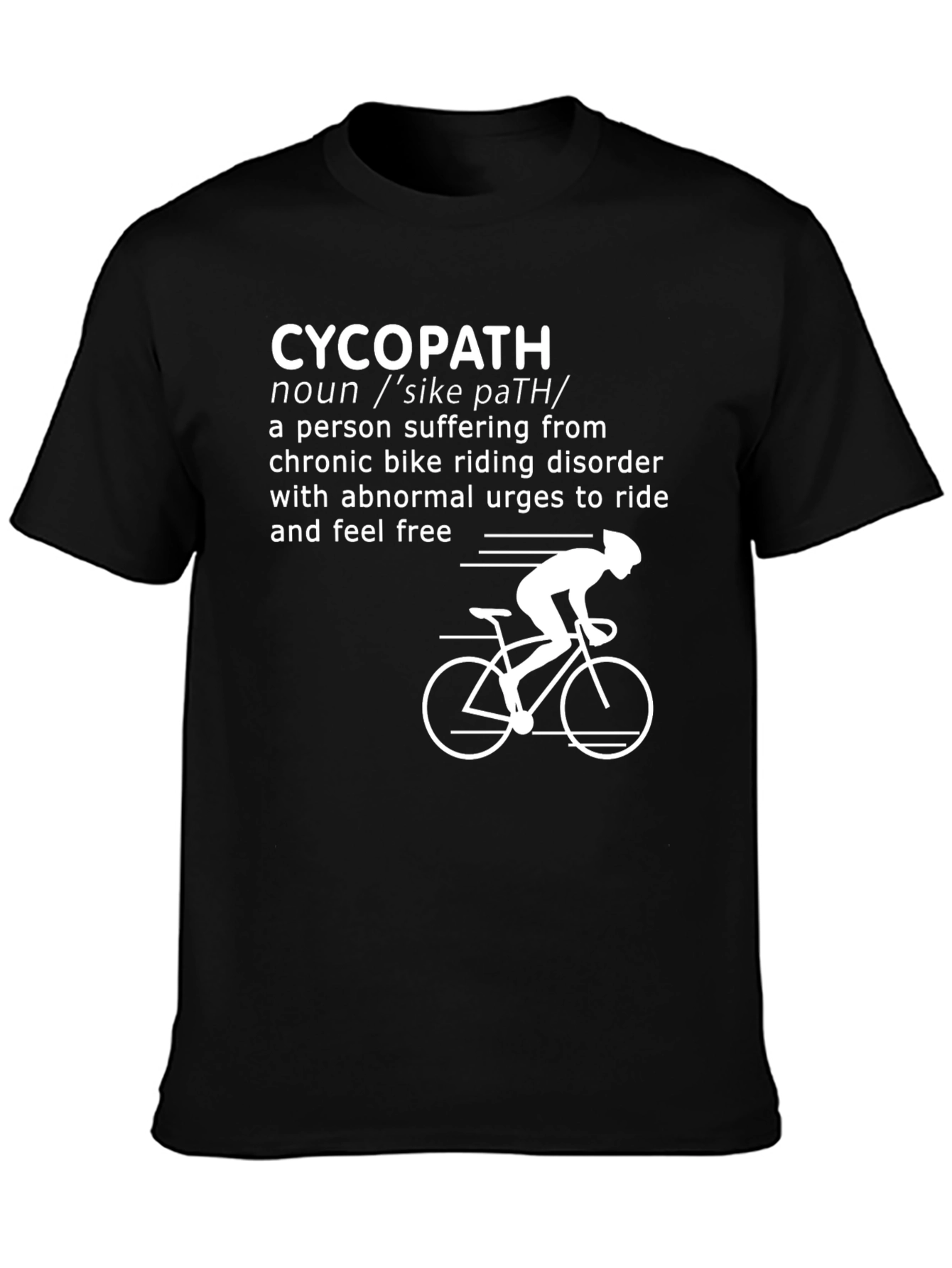 CycoPath Cycling T-Shirt - Funny Biker Tee