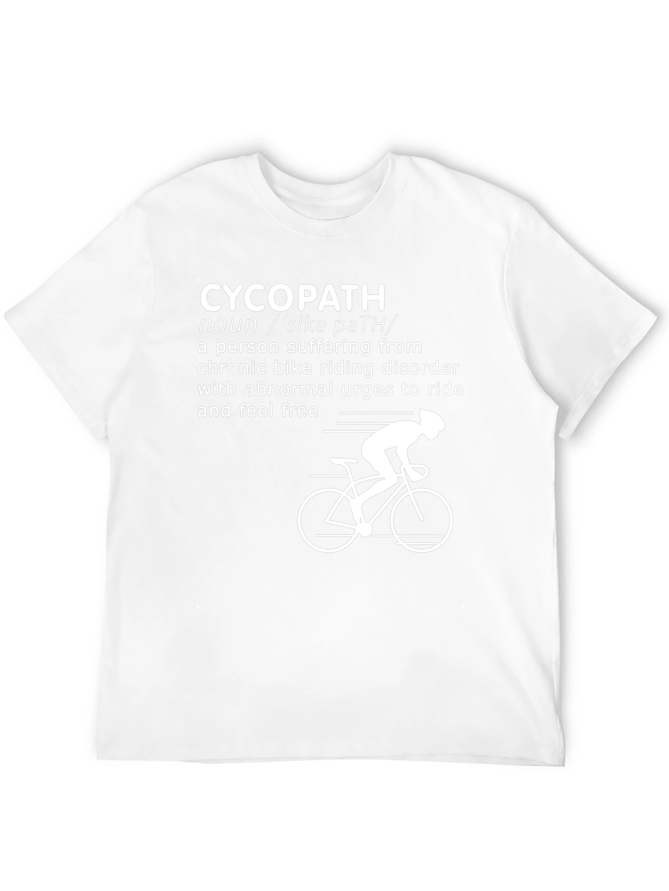 CycoPath Cycling T-Shirt - Funny Biker Tee