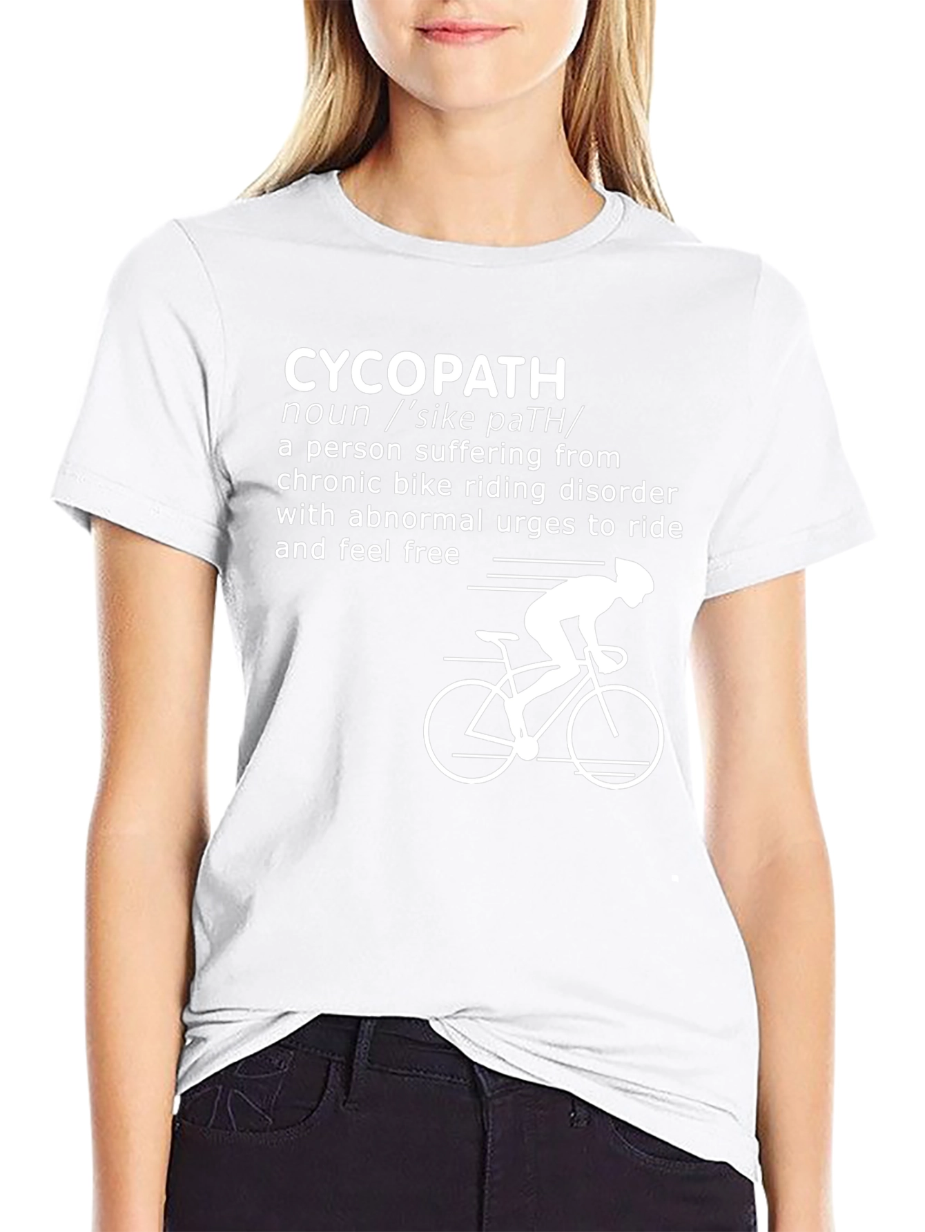 CycoPath Cycling T-Shirt - Funny Biker Tee