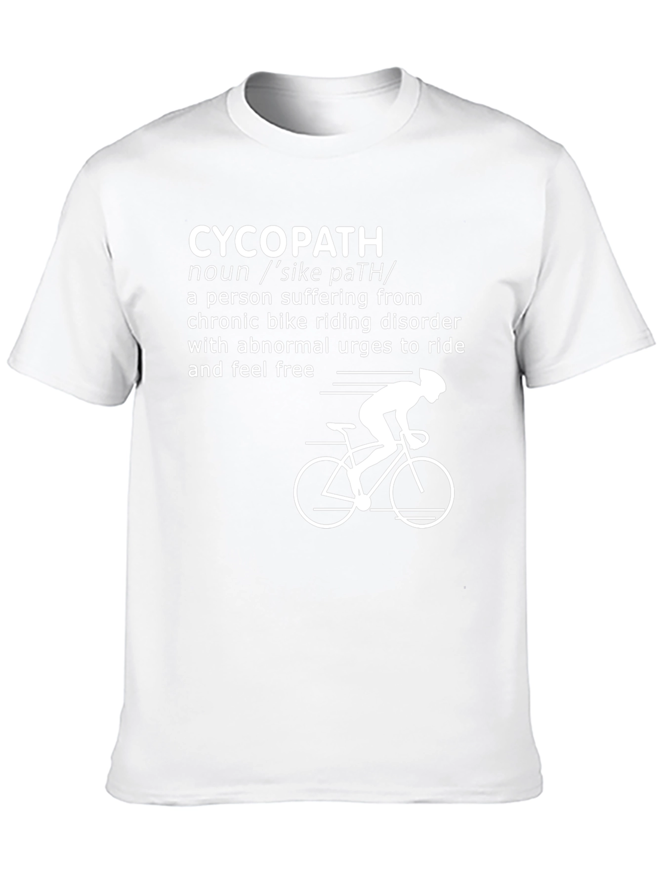 CycoPath Cycling T-Shirt - Funny Biker Tee
