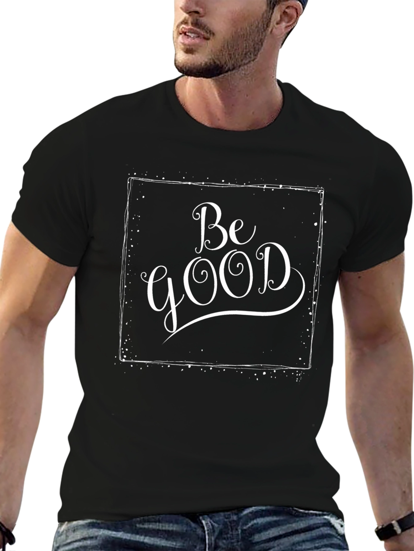 Be Good Black Graphic Tee