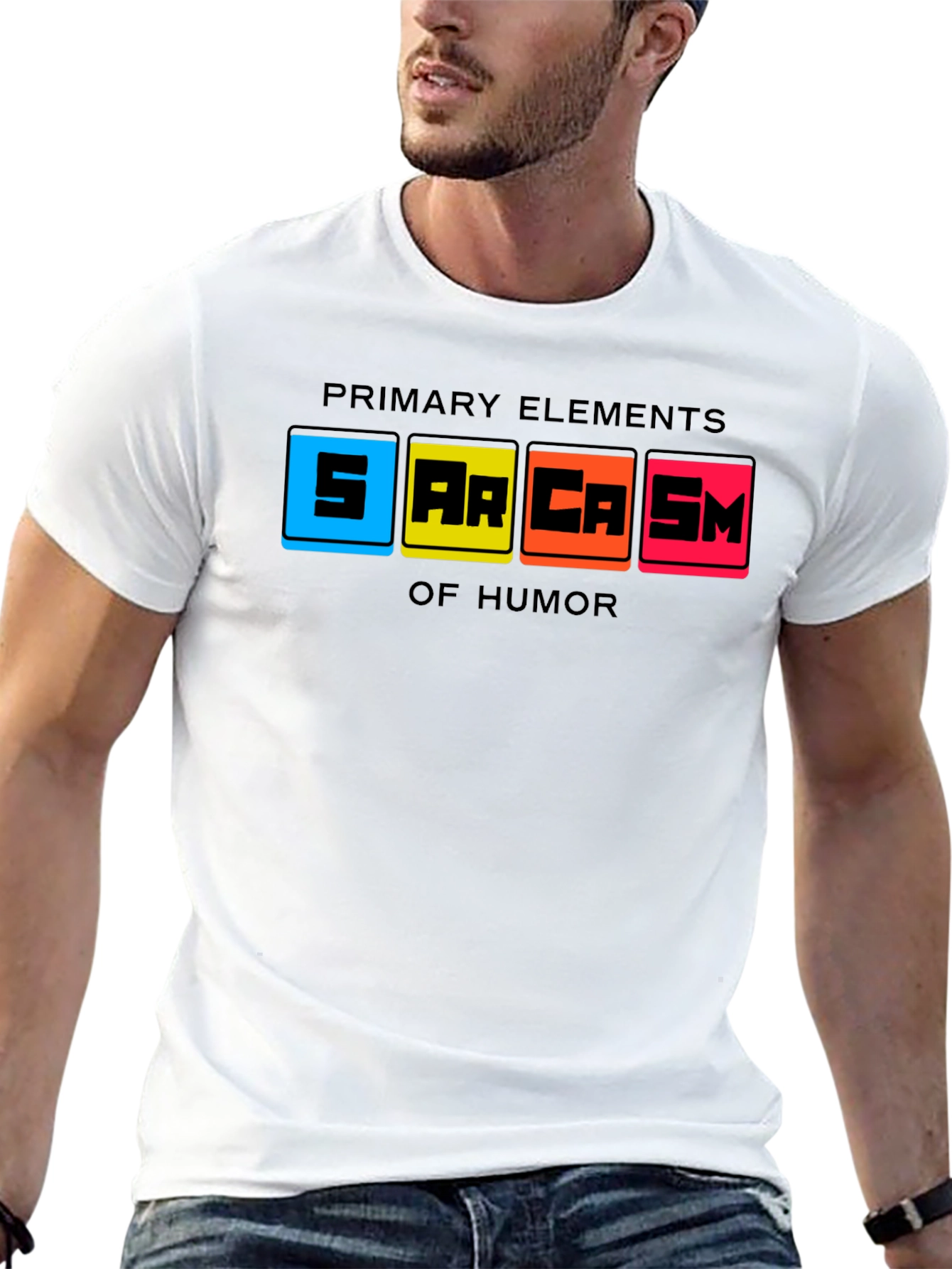 Sarcasm Primary Elements Humor Graphic Tee