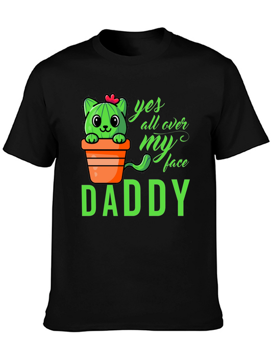Cactus Cat Daddy T-Shirt - Funny Graphic Tee