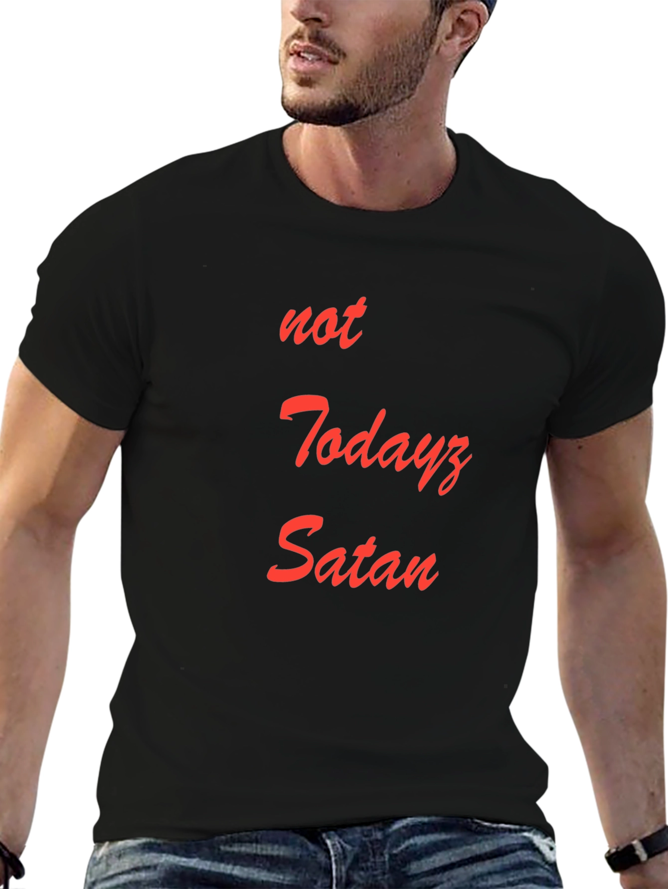 Not Todayz Satan Graphic T-Shirt