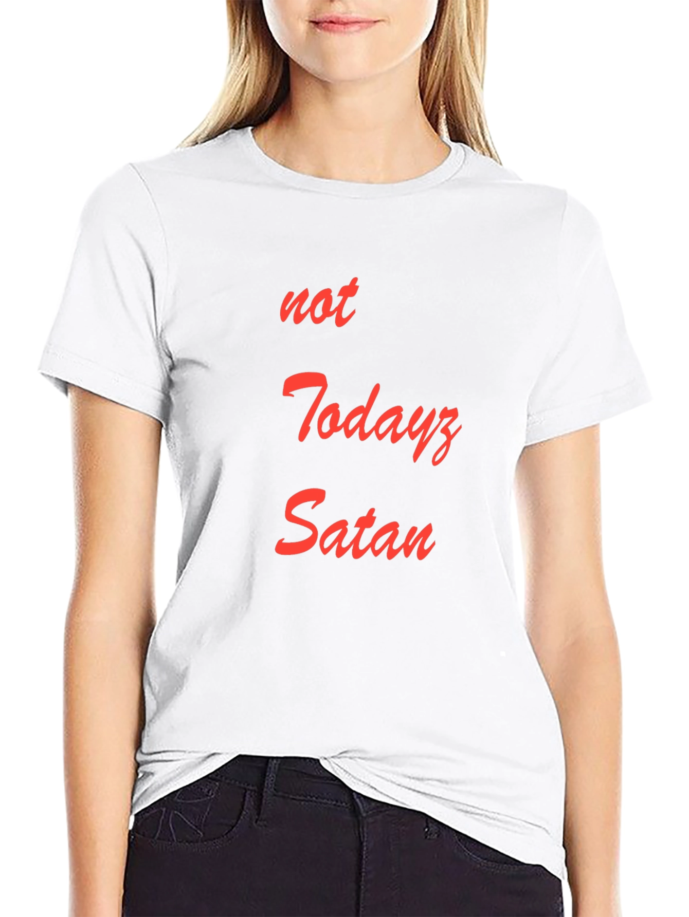 Not Todayz Satan Graphic T-Shirt