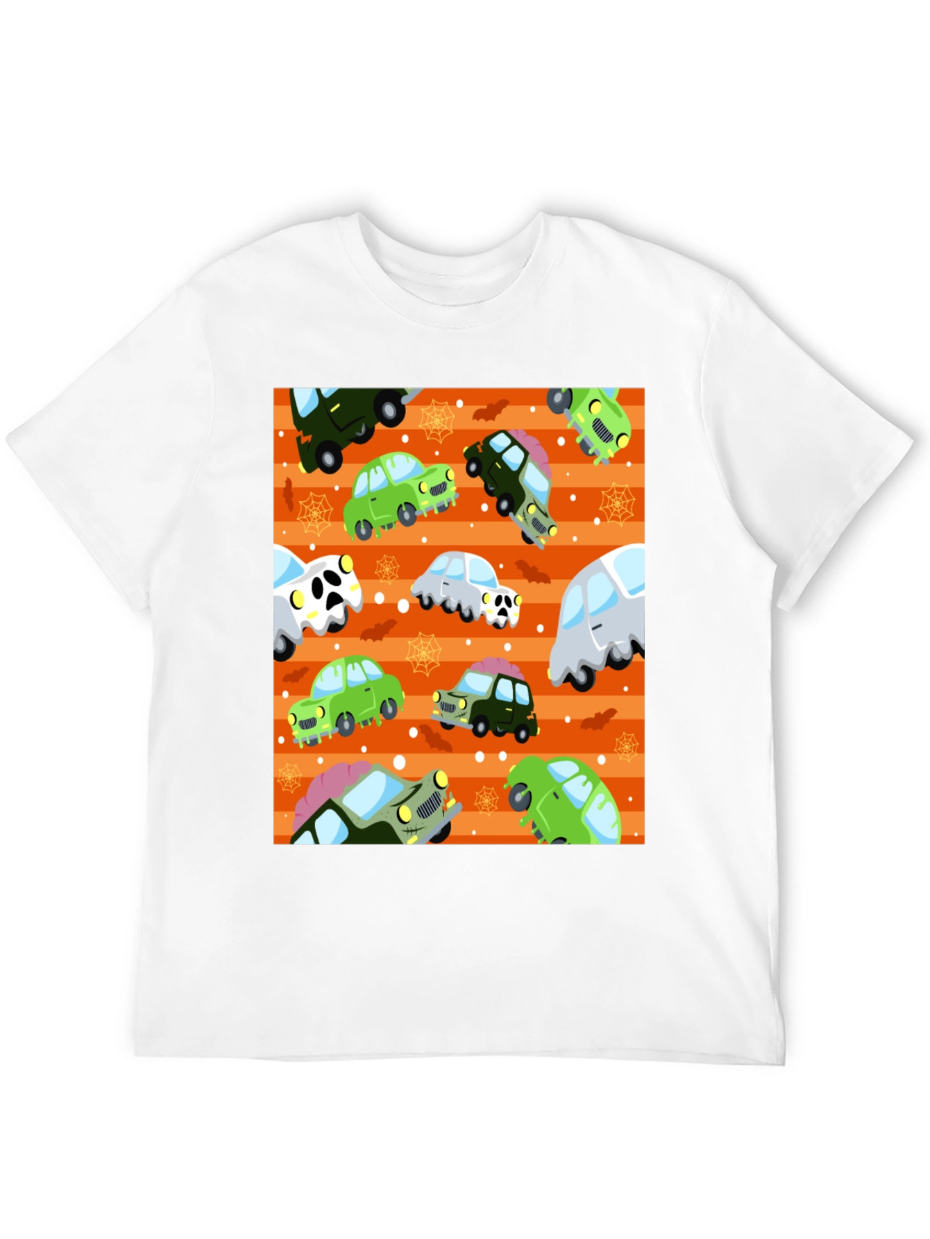 Zombie Cars Pattern T-Shirt