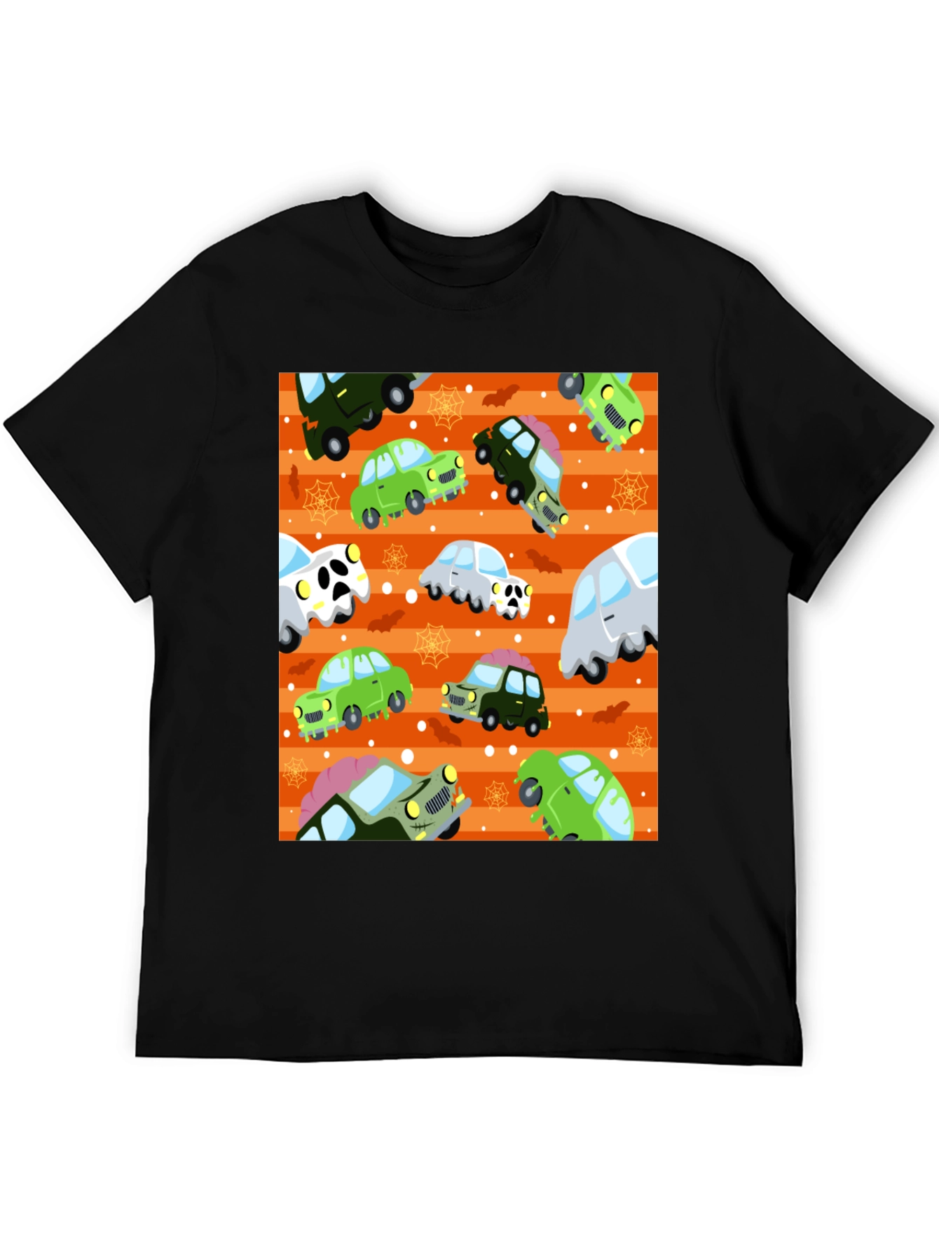 Zombie Cars Pattern T-Shirt