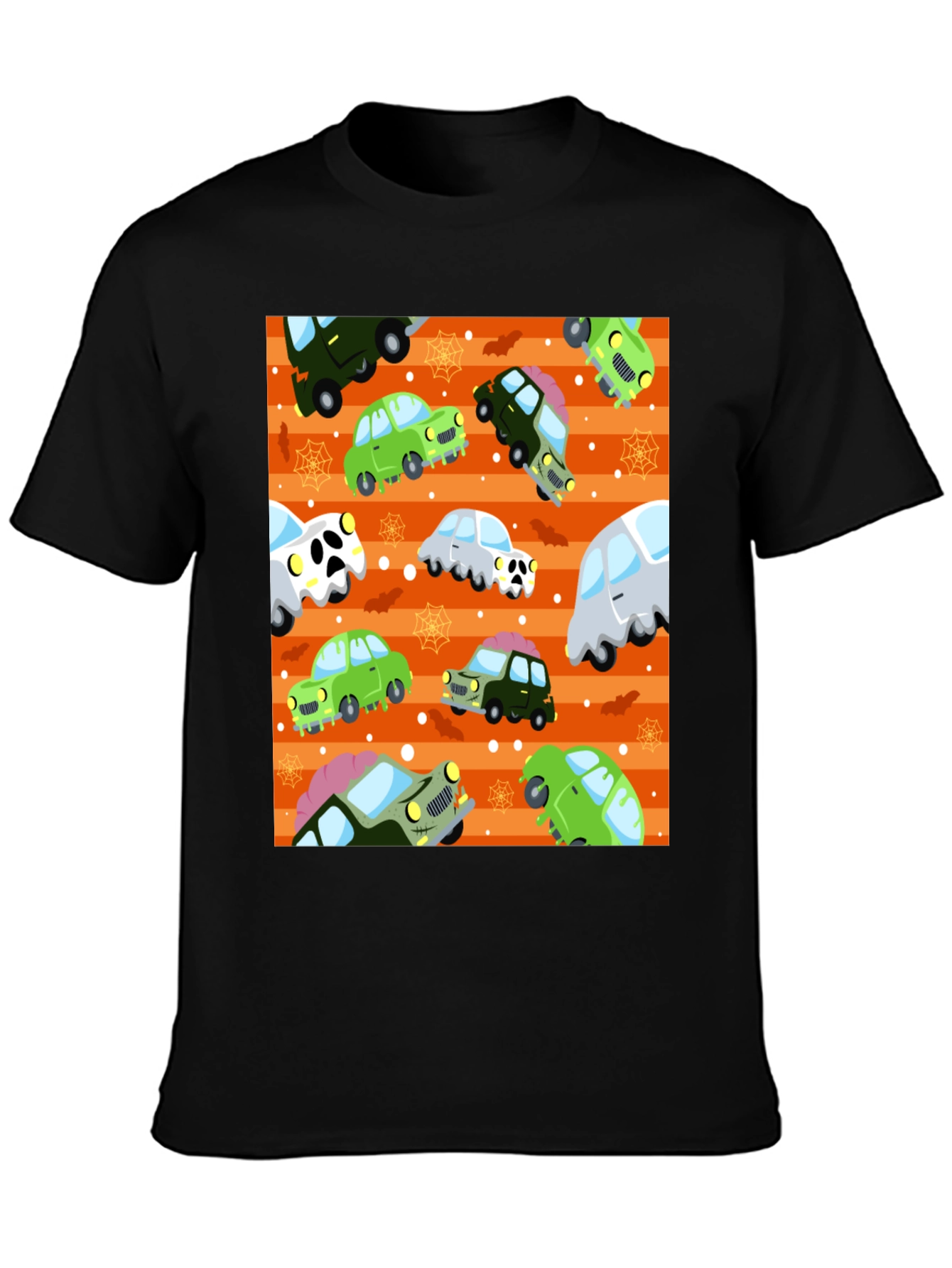 Zombie Cars Pattern T-Shirt