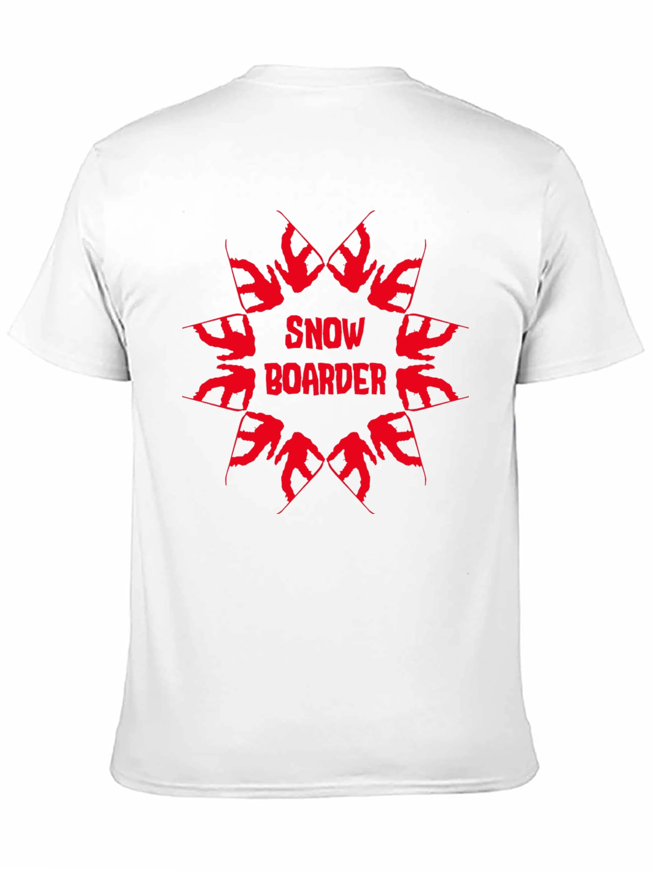 Snowboarder Graphic Tee - Black