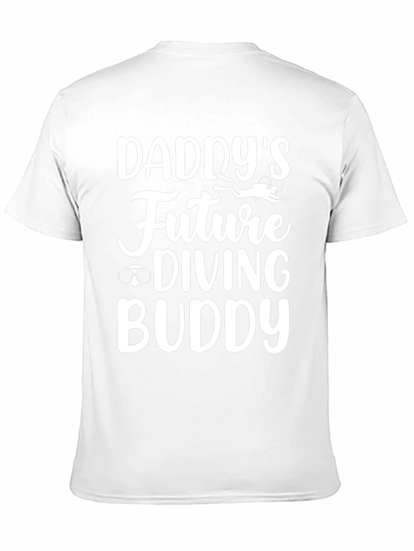 Daddys Future Diving Buddy Black T-Shirt