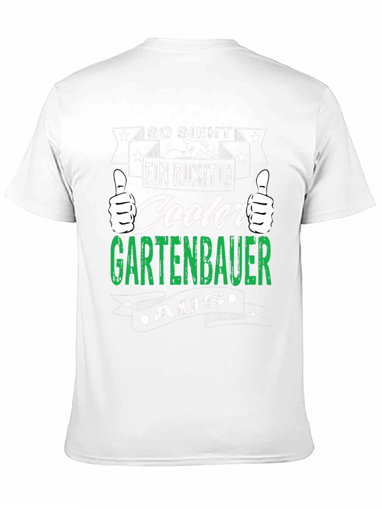 Cooler Gartenbauer T-Shirt - Black Graphic Tee