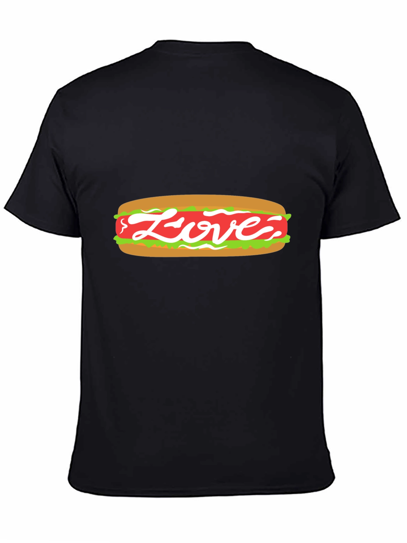 Love Hot Dog Graphic Tee - Unisex Casual Shirt