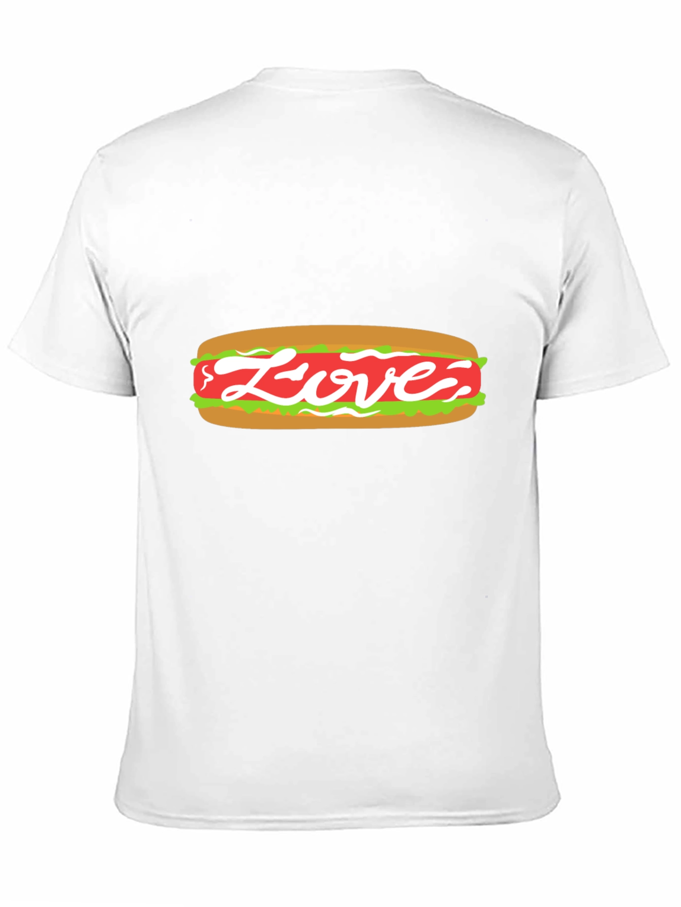 Love Hot Dog Graphic Tee - Unisex Casual Shirt
