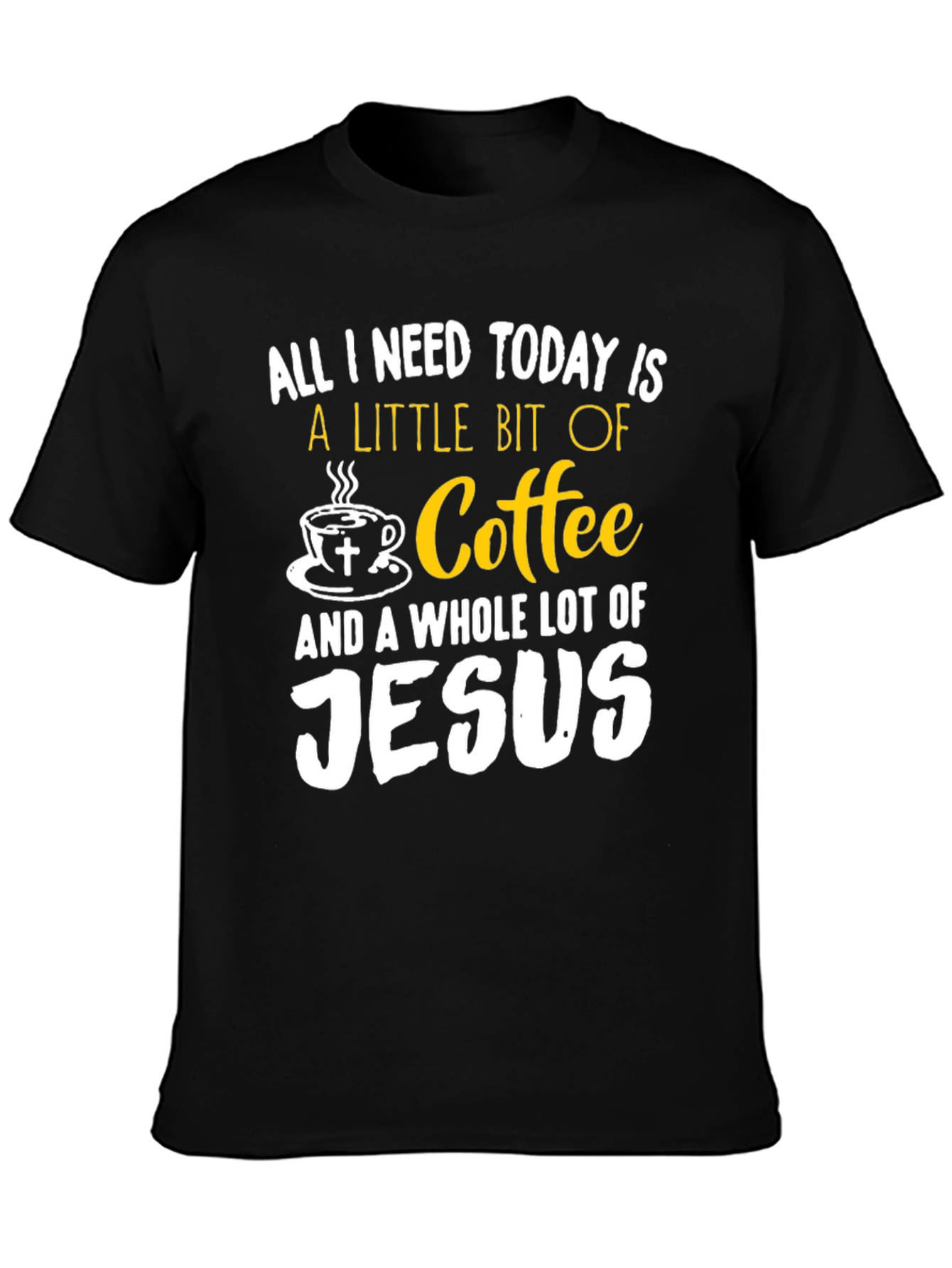 Coffee and Jesus Graphic T-Shirt