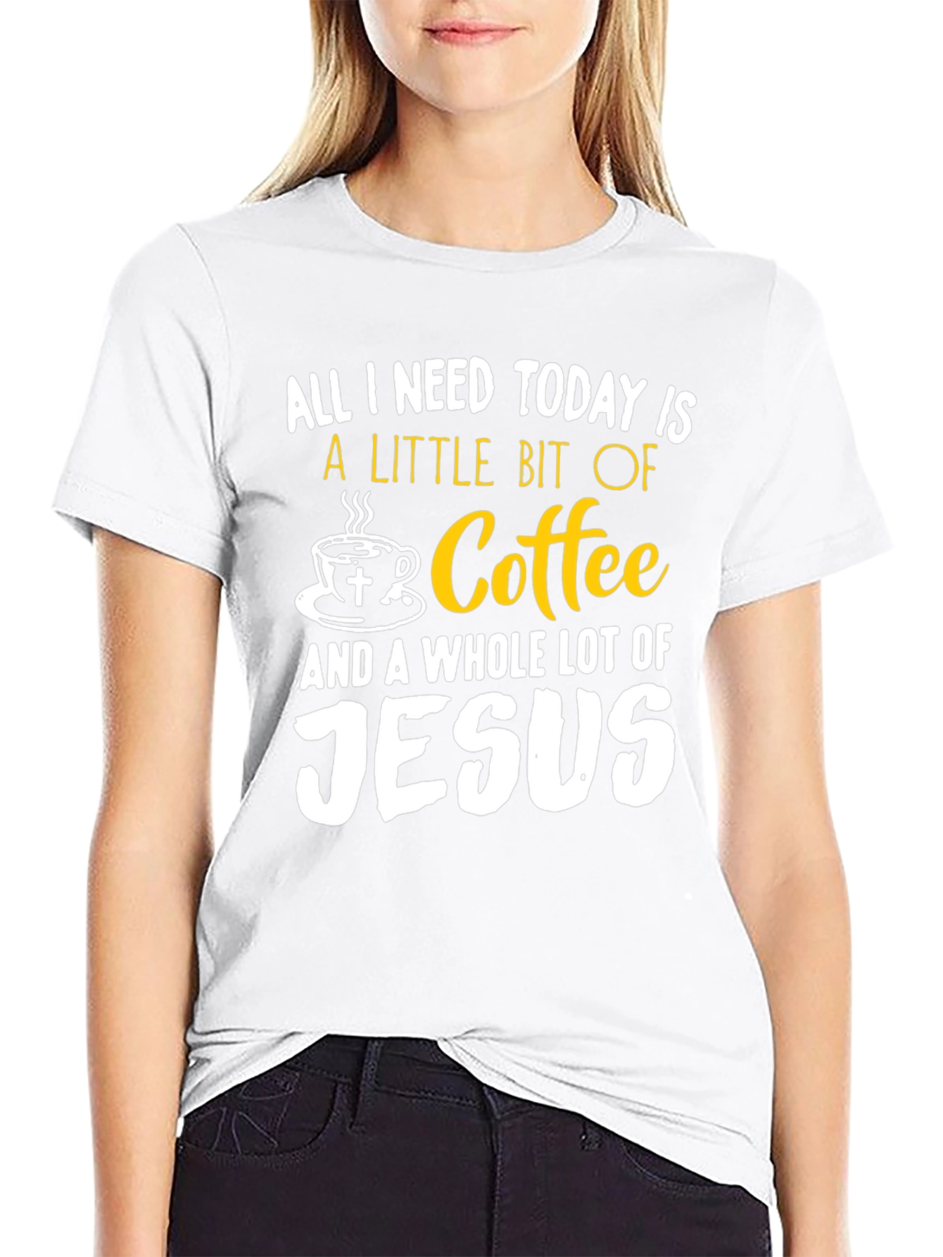Coffee and Jesus Graphic T-Shirt
