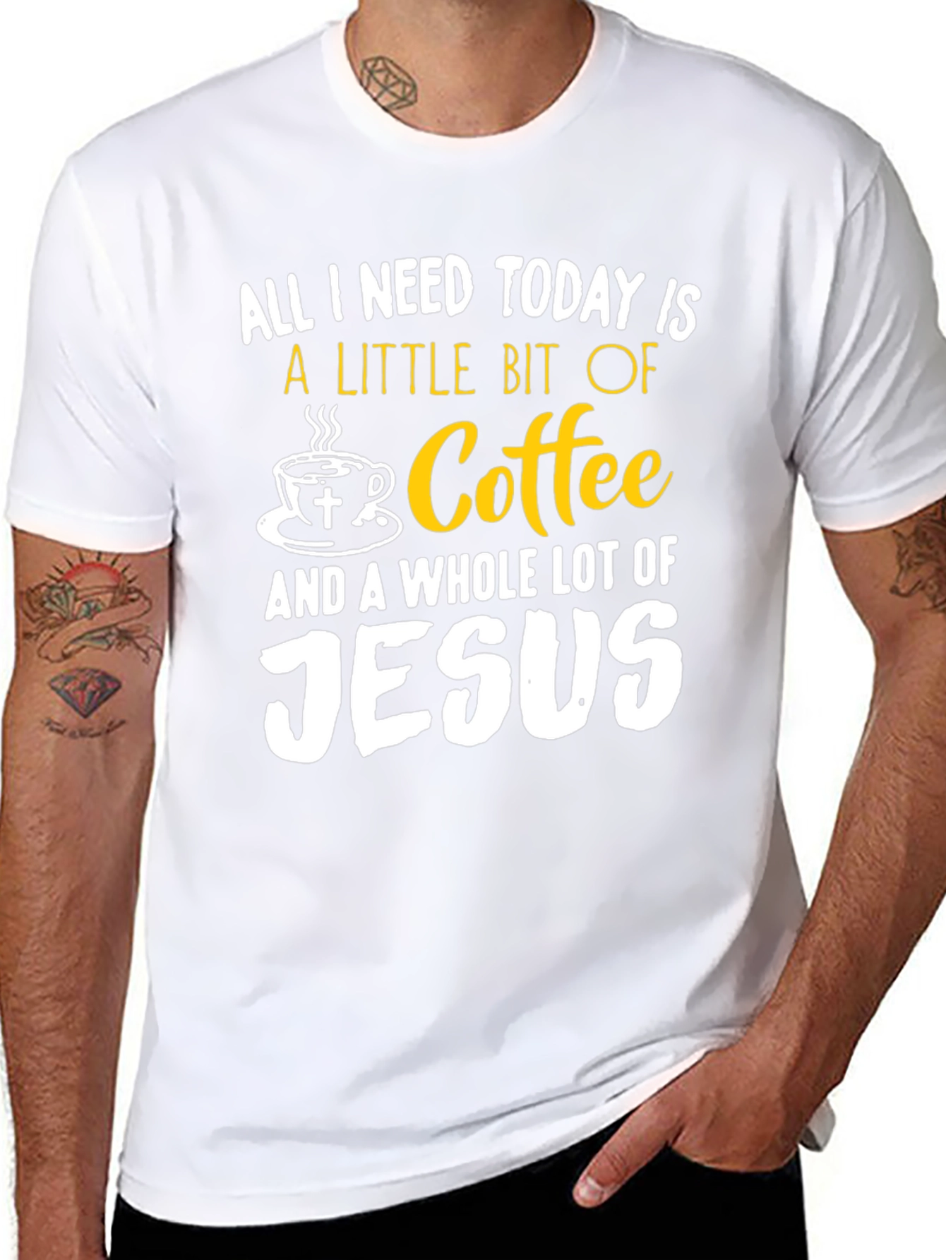 Coffee and Jesus Graphic T-Shirt