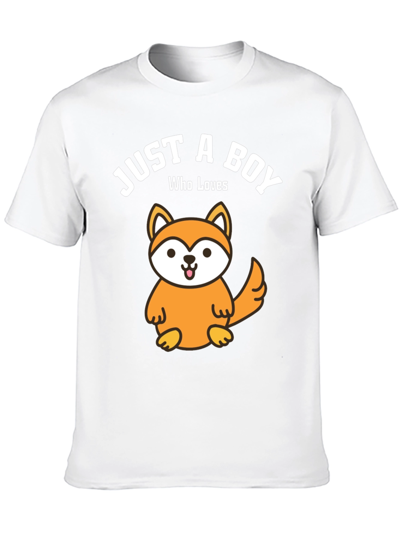 Boy Who Loves Foxes T-Shirt - Cute Animal Tee