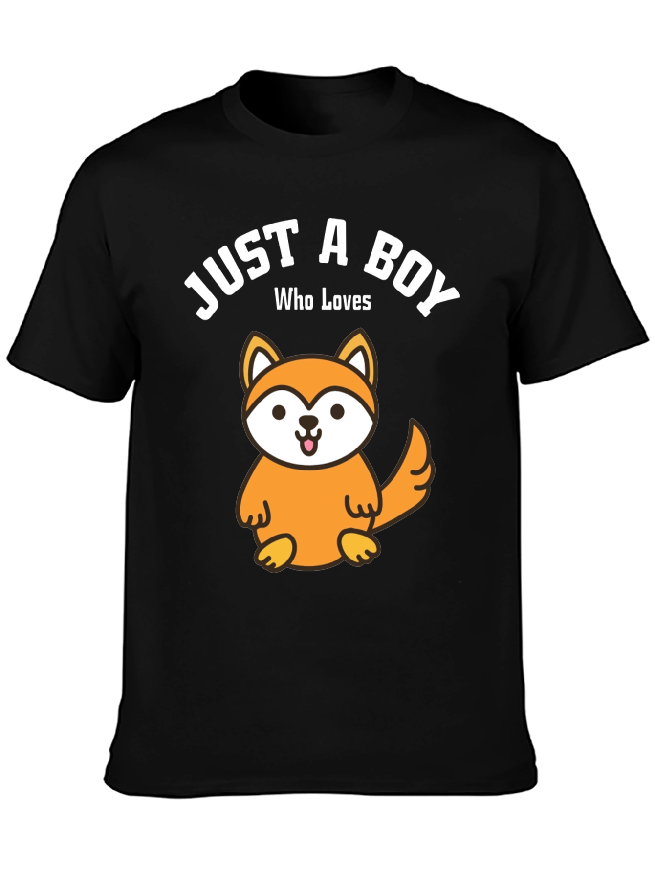 Boy Who Loves Foxes T-Shirt - Cute Animal Tee