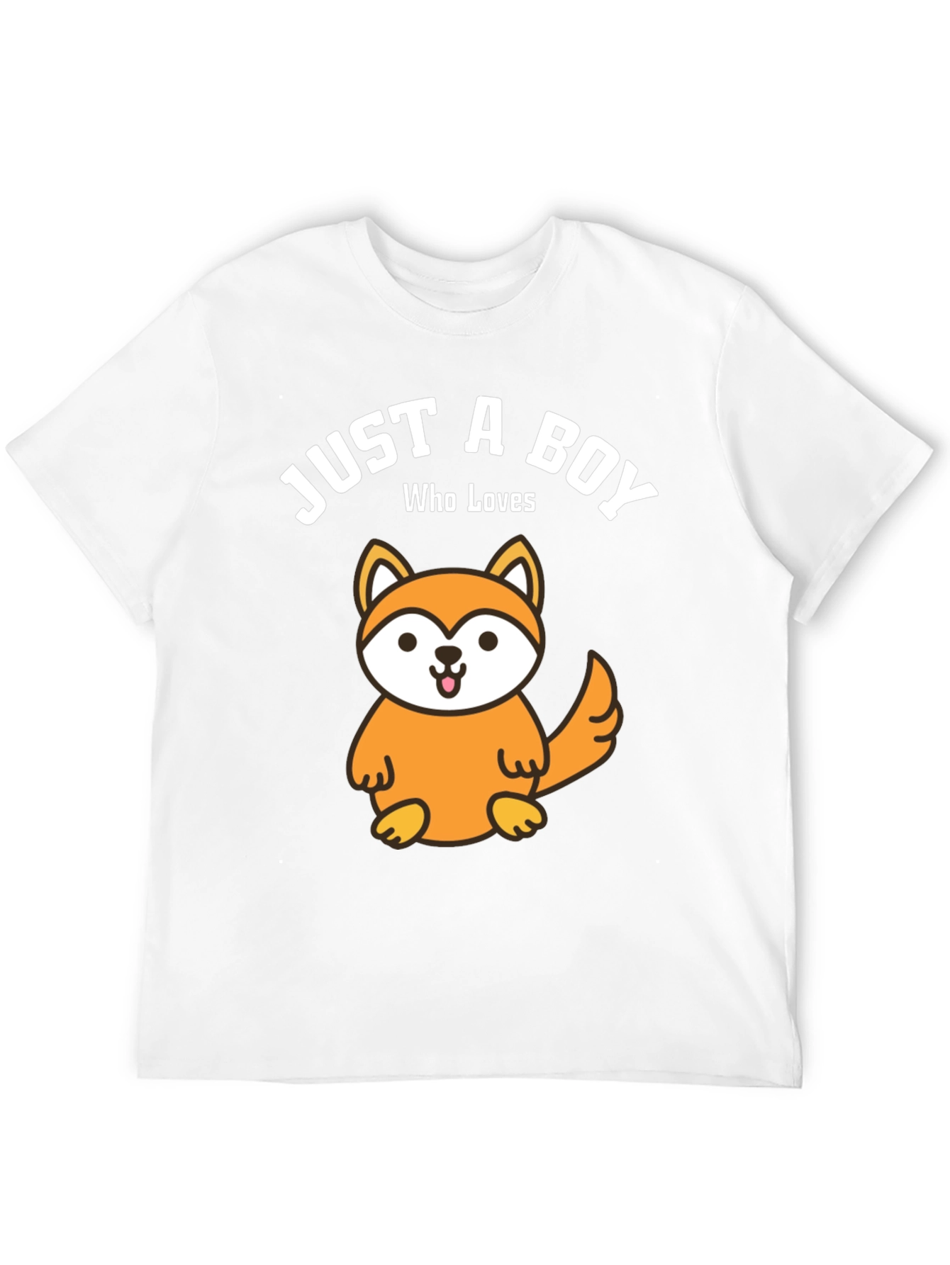 Boy Who Loves Foxes T-Shirt - Cute Animal Tee