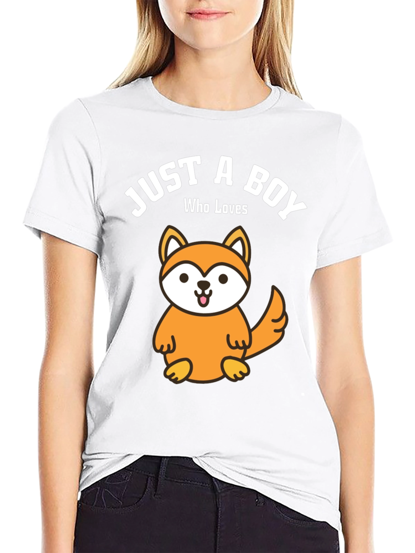 Boy Who Loves Foxes T-Shirt - Cute Animal Tee