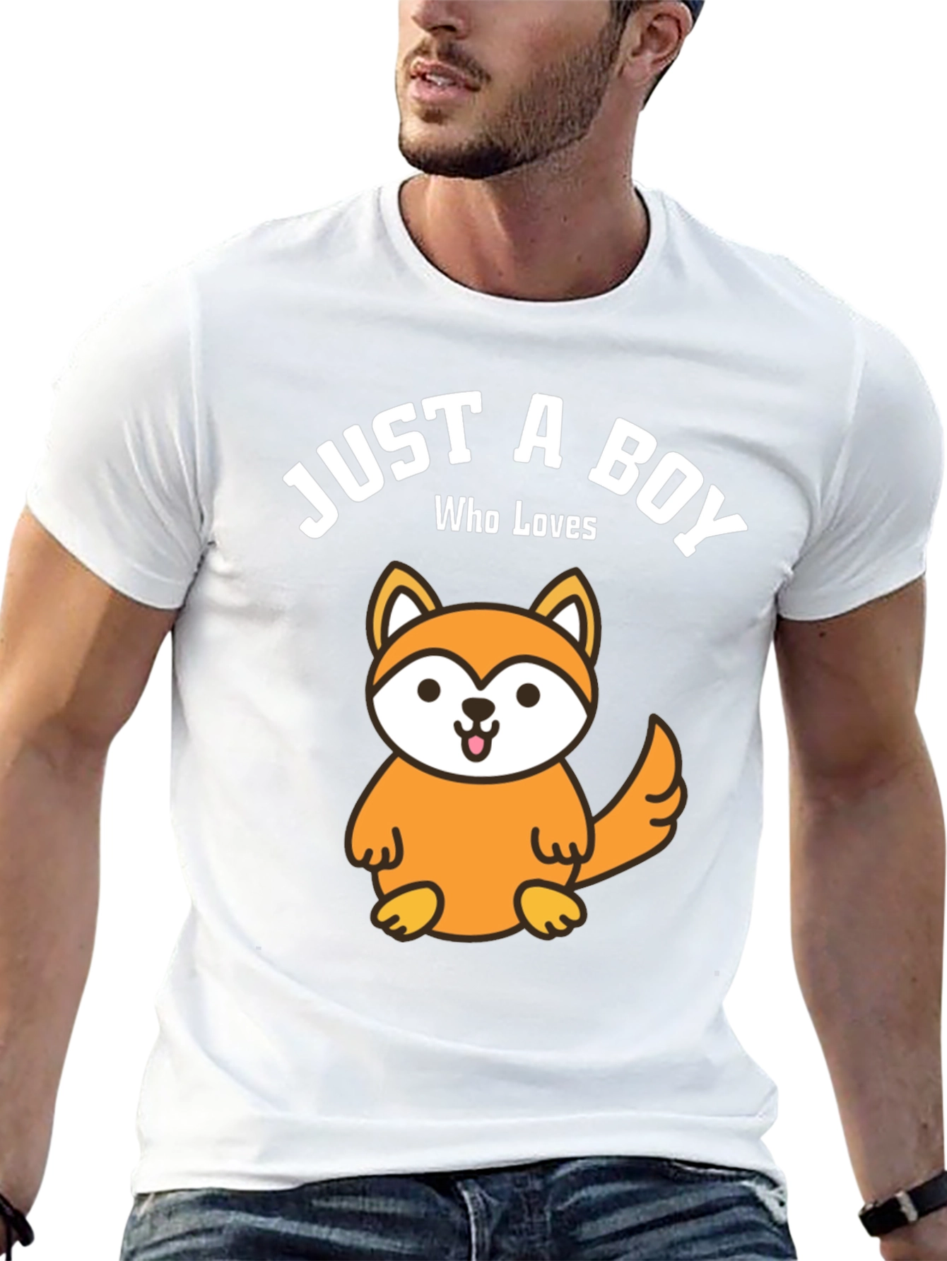 Boy Who Loves Foxes T-Shirt - Cute Animal Tee