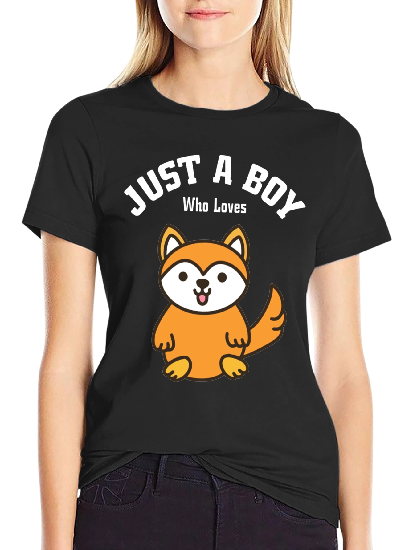 Boy Who Loves Foxes T-Shirt - Cute Animal Tee