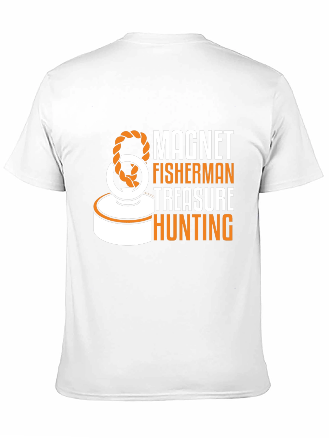 Magnet Fisherman Treasure Hunting Graphic T-Shirt