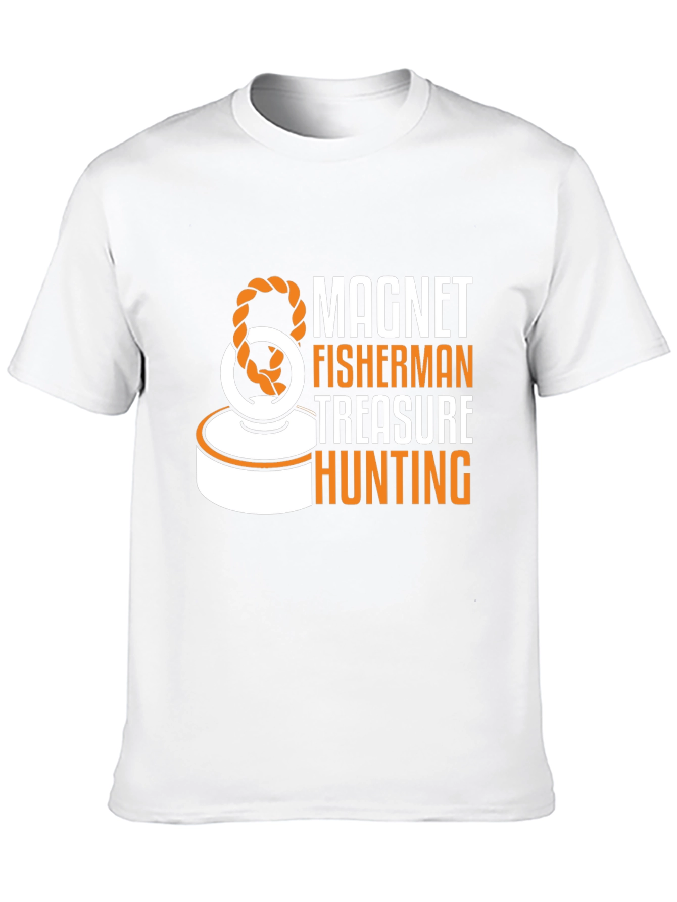 Magnet Fisherman Treasure Hunting Graphic T-Shirt