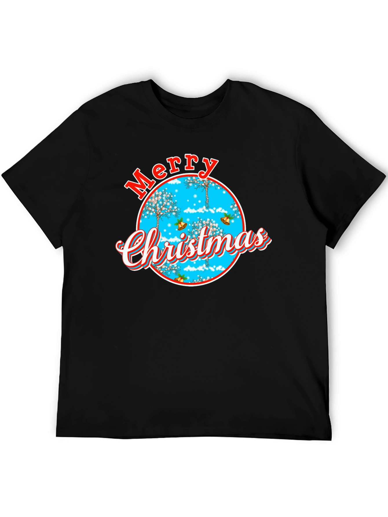 Merry Christmas Holiday Graphic T-Shirt