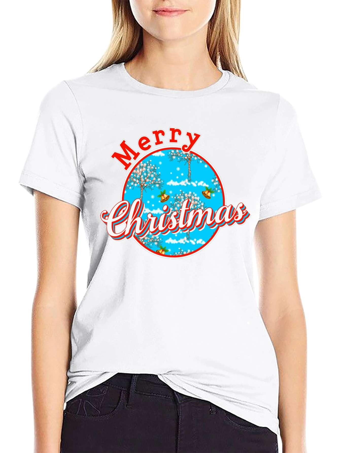 Merry Christmas Holiday Graphic T-Shirt