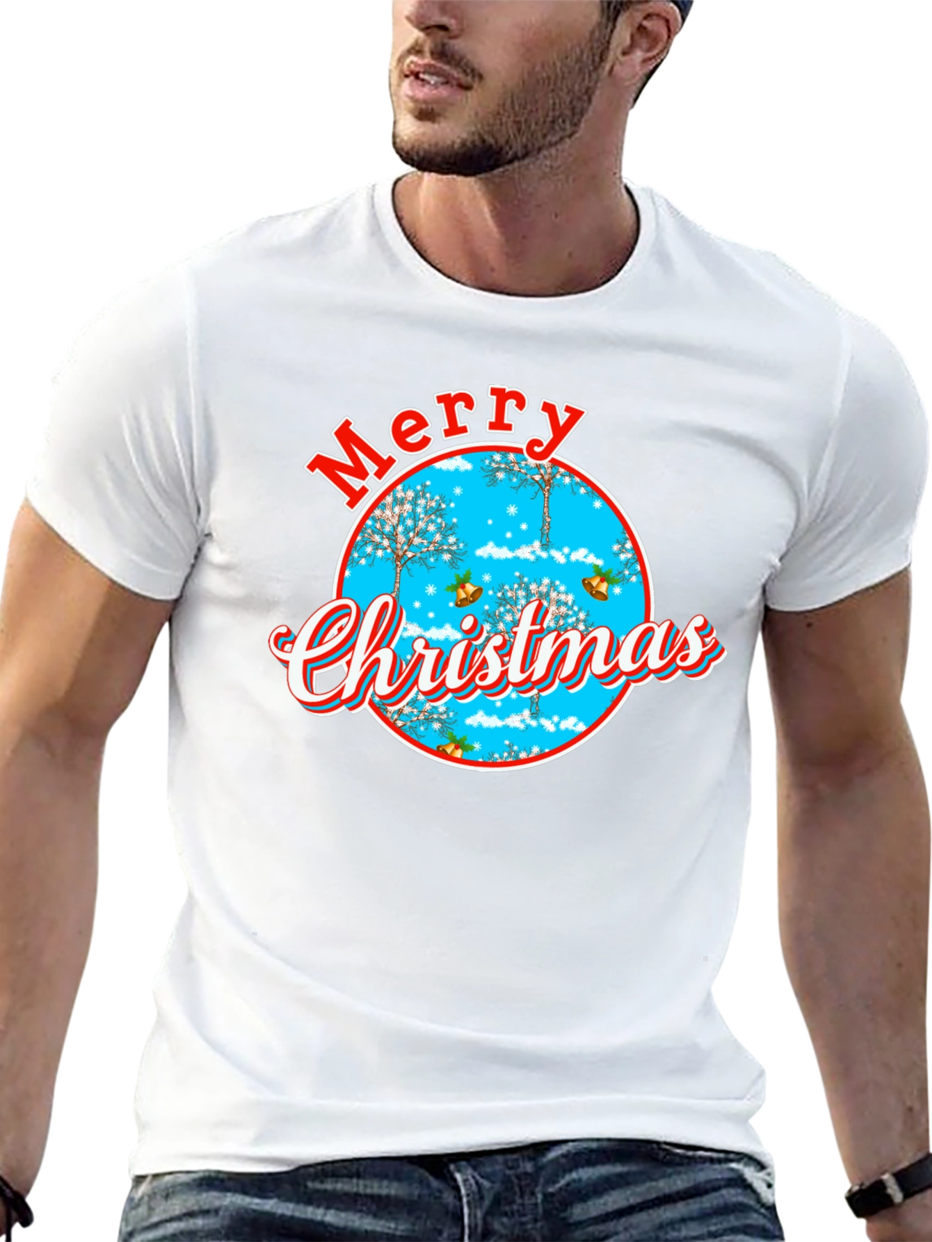 Merry Christmas Holiday Graphic T-Shirt