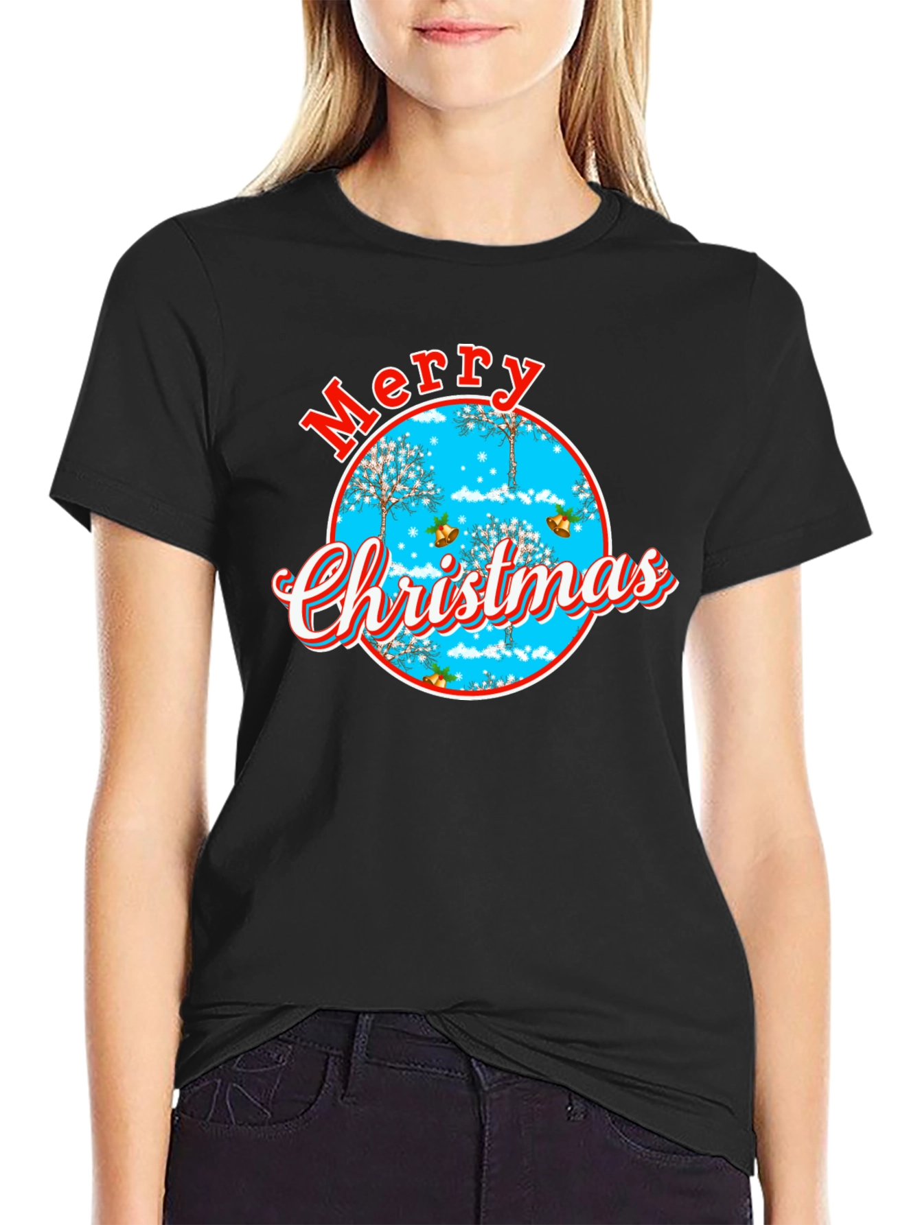 Merry Christmas Holiday Graphic T-Shirt