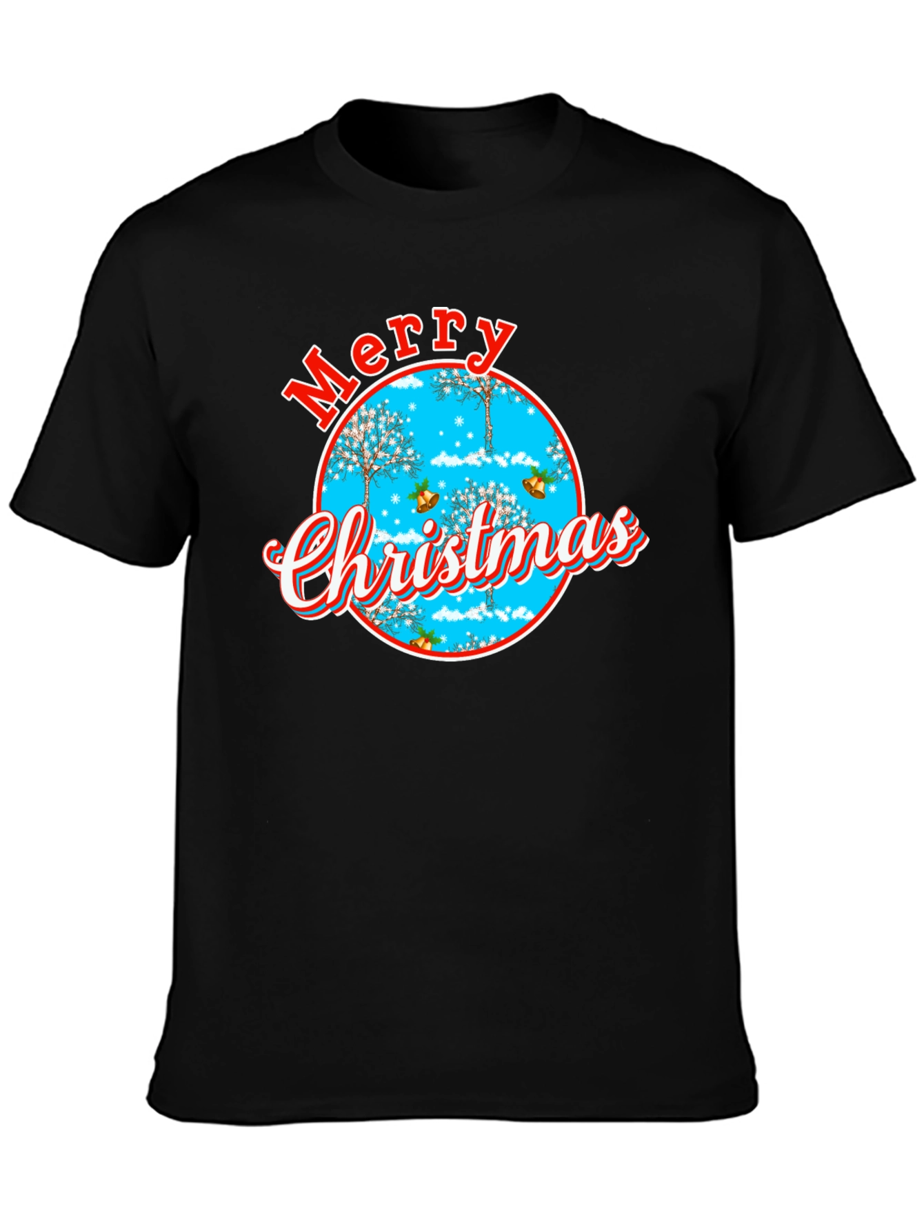 Merry Christmas Holiday Graphic T-Shirt