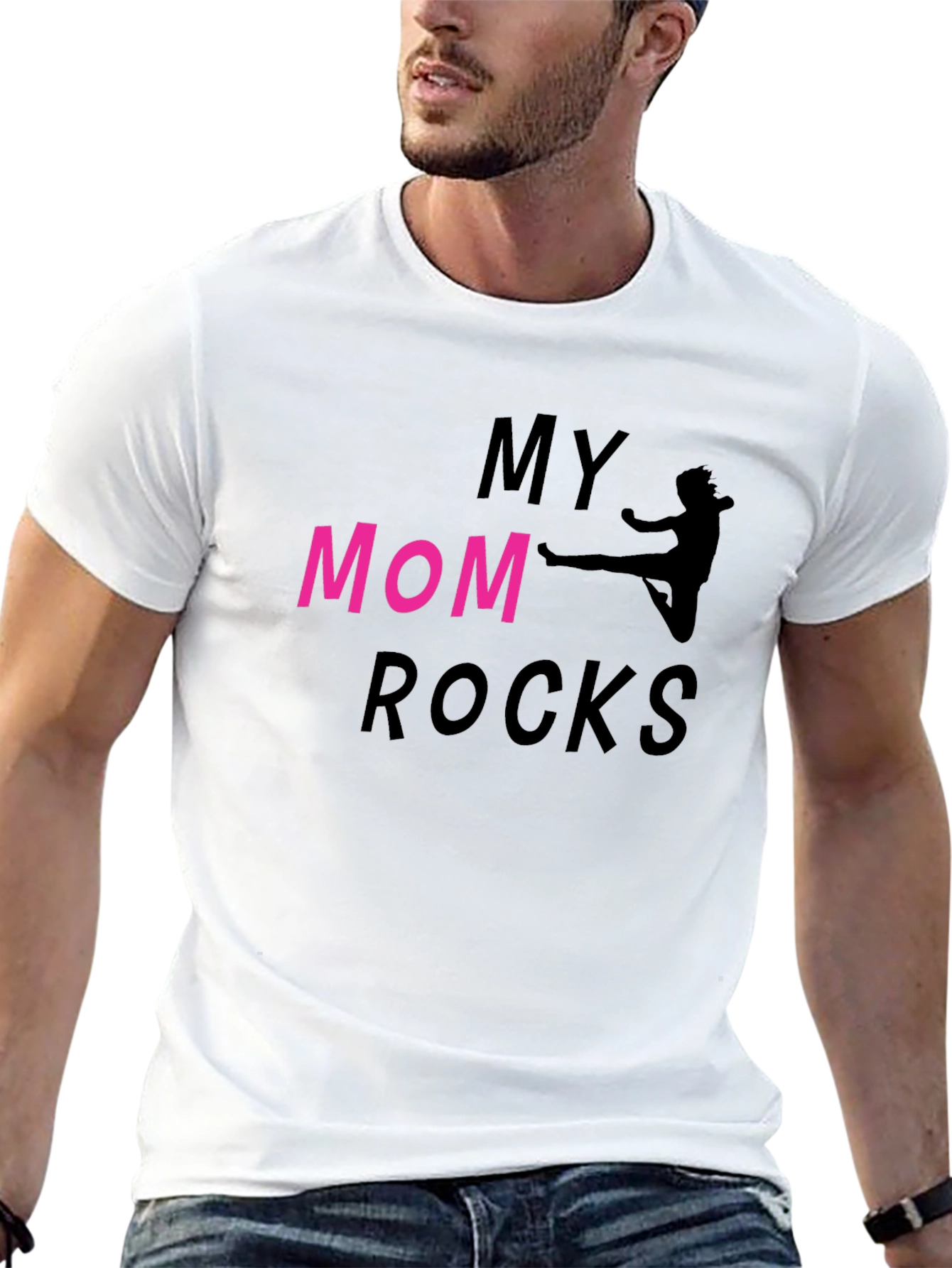 My Mom Rocks T-Shirt - Martial Arts Design