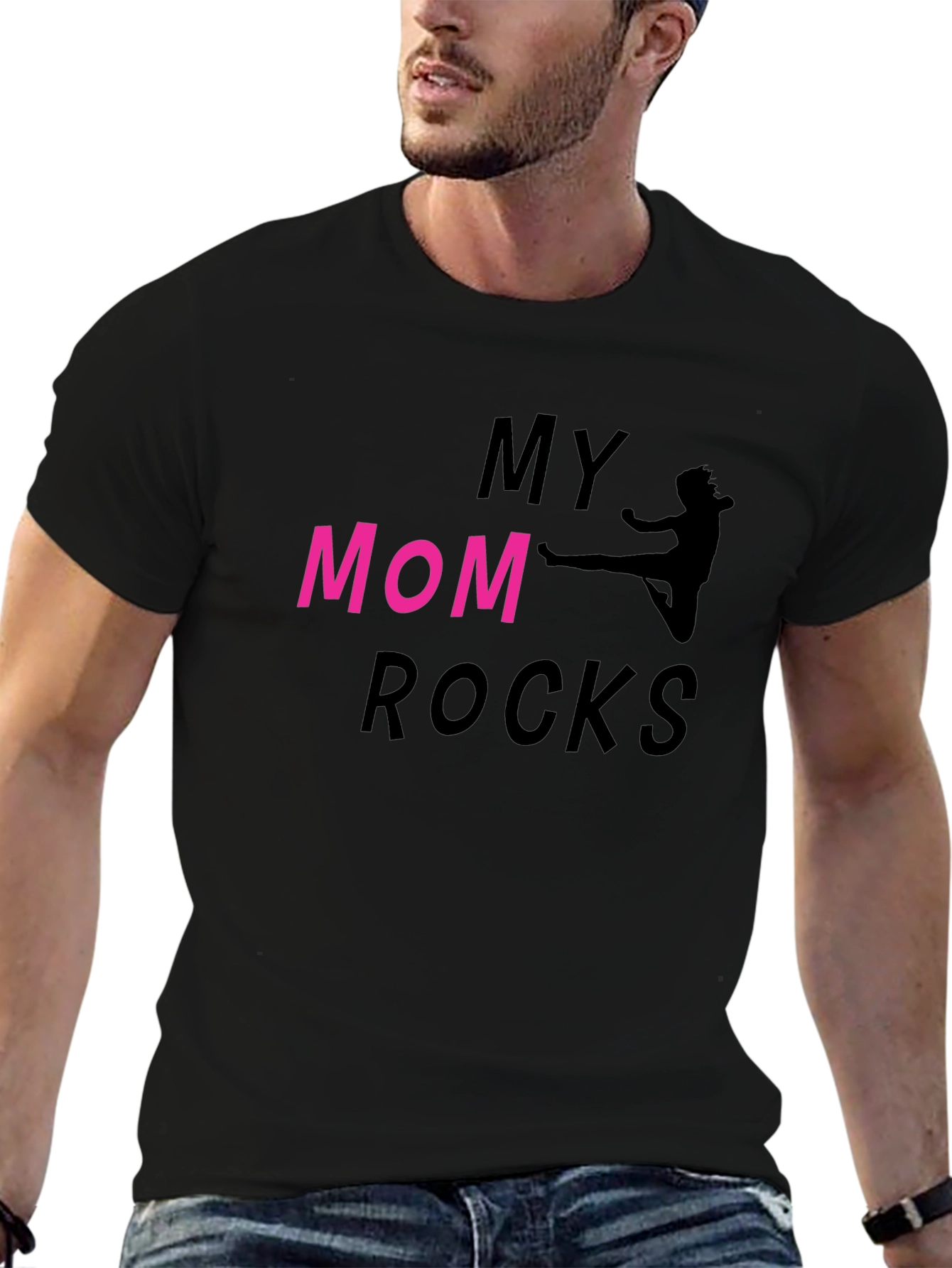 My Mom Rocks T-Shirt - Martial Arts Design