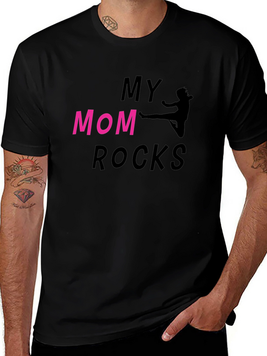 My Mom Rocks T-Shirt - Martial Arts Design