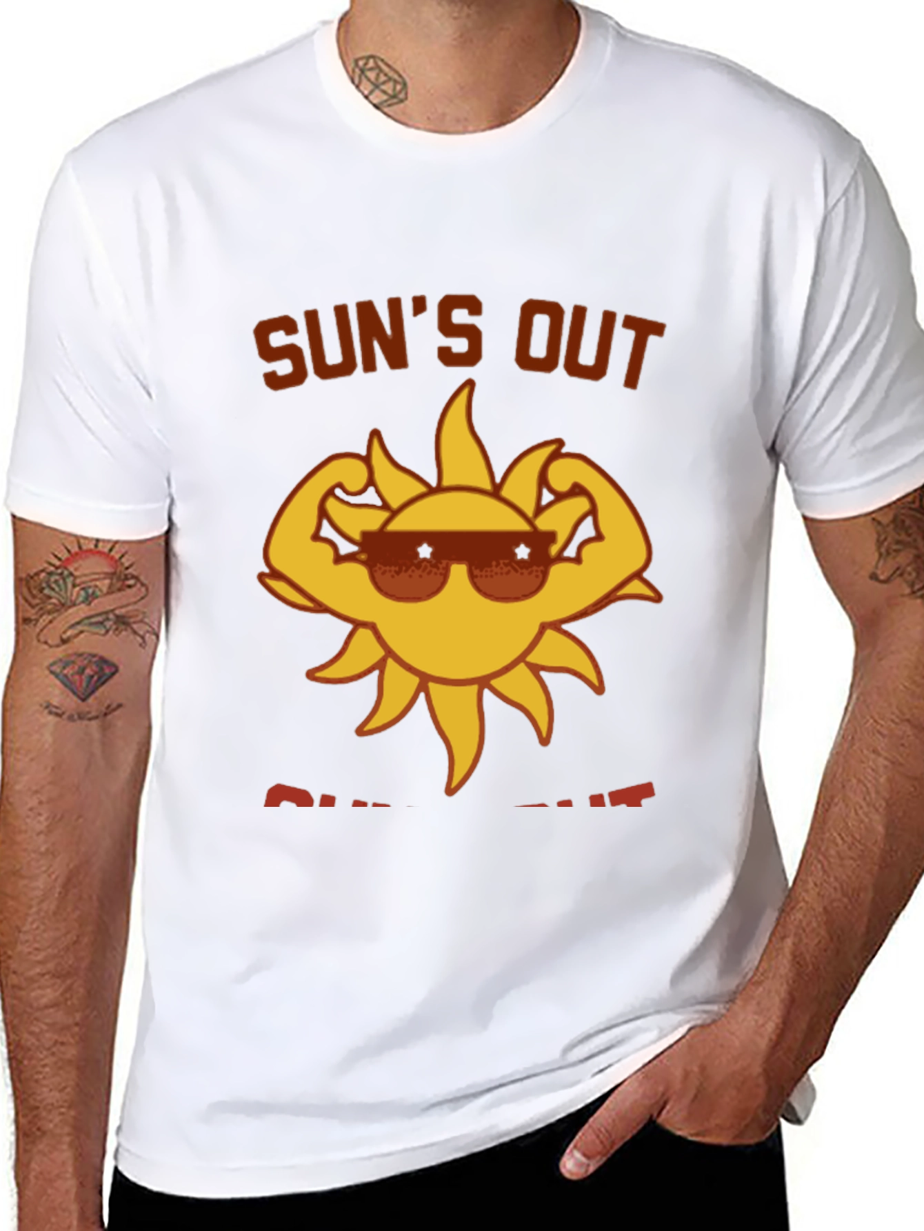 Suns Out Guns Out Graphic Tee