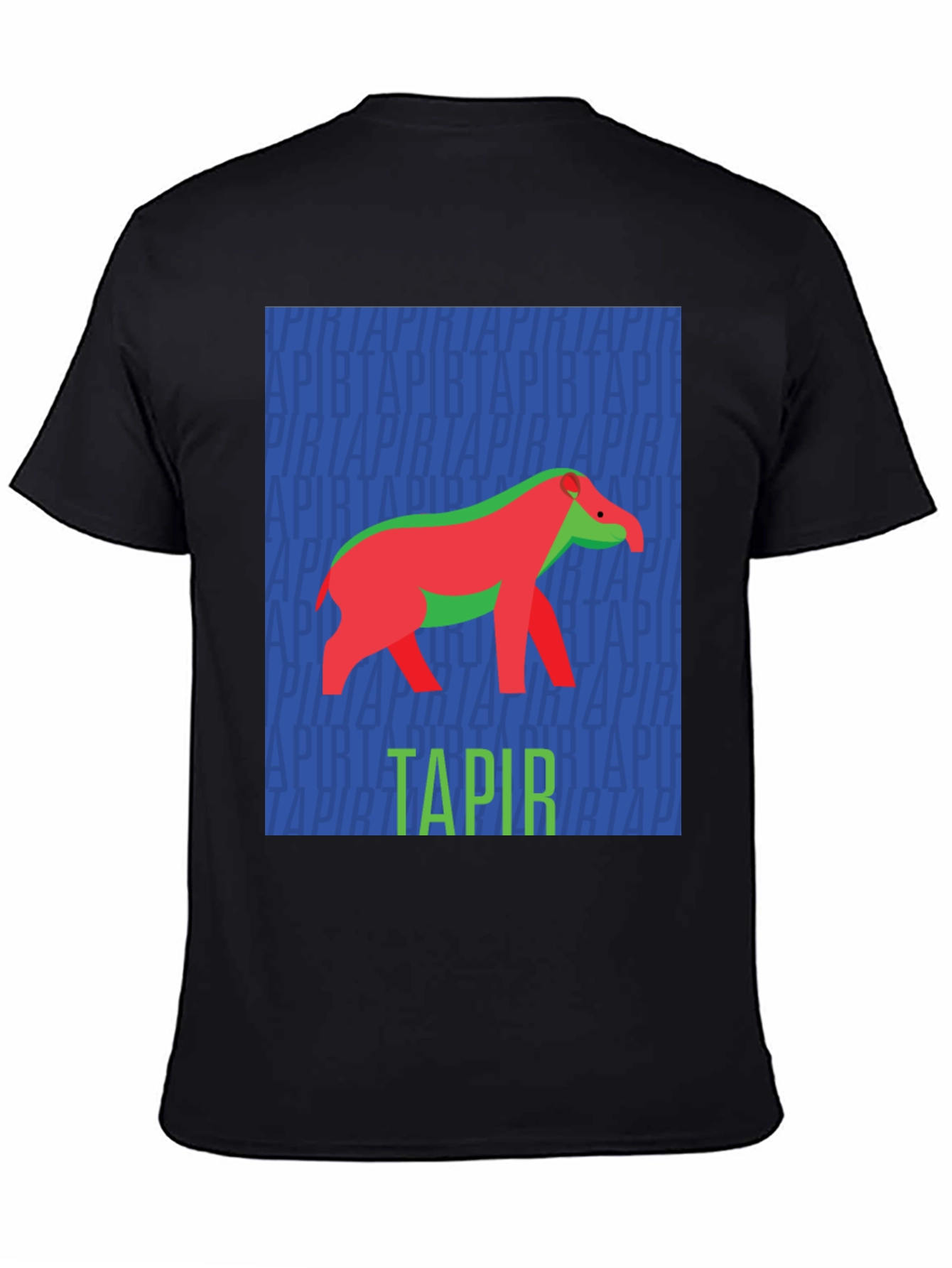 Retro Tapir Graphic Tee - Novelty Animal Lover T-Shirt
