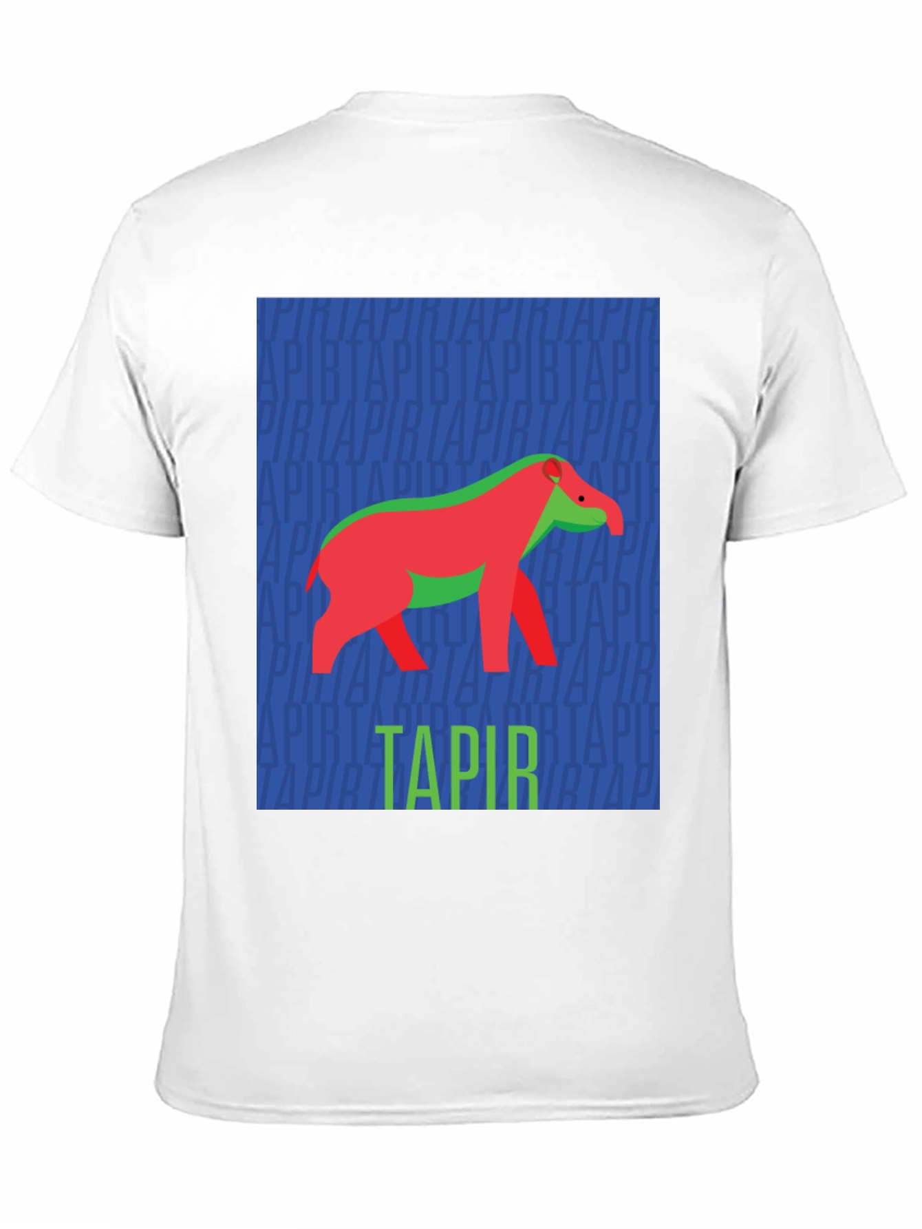 Retro Tapir Graphic Tee - Novelty Animal Lover T-Shirt