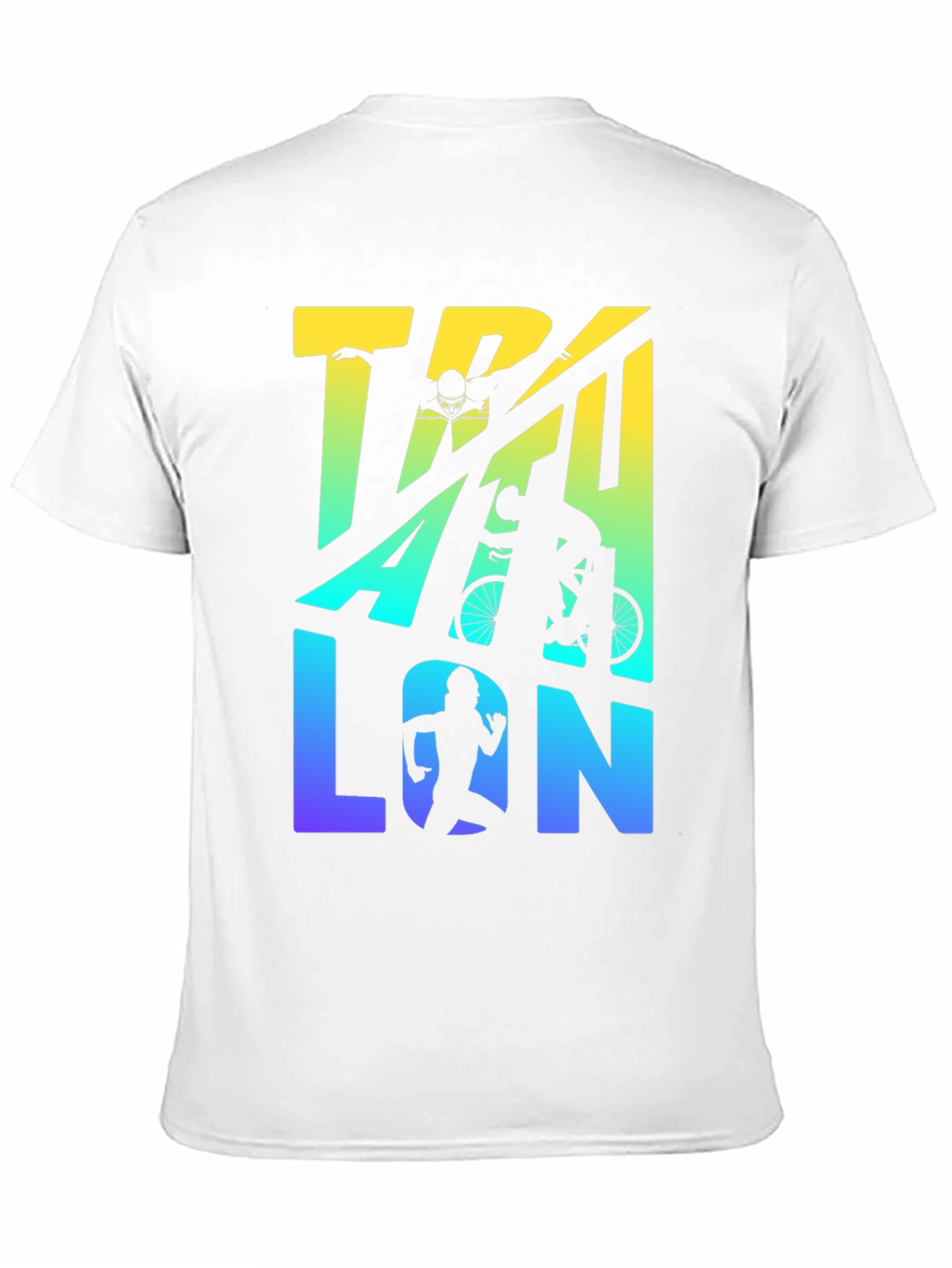 Triathlon T-Shirt | Swim Bike Run Graphic Tee