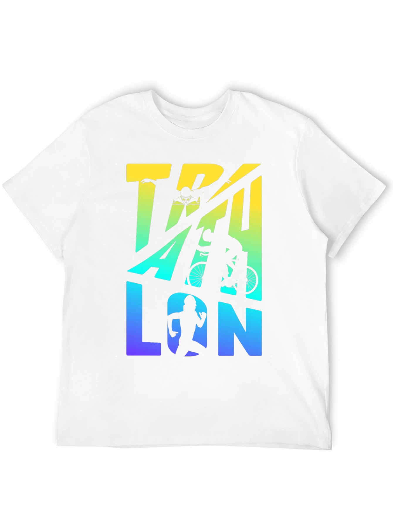 Triathlon T-Shirt | Swim Bike Run Graphic Tee