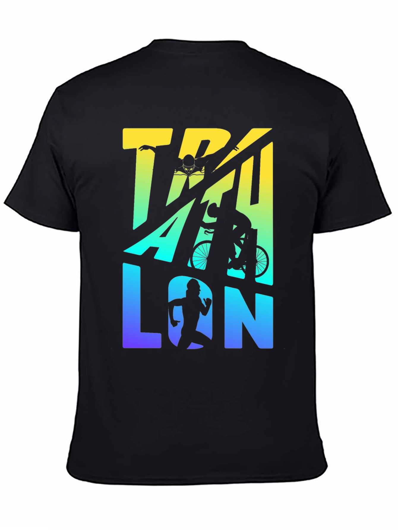 Triathlon T-Shirt | Swim Bike Run Graphic Tee