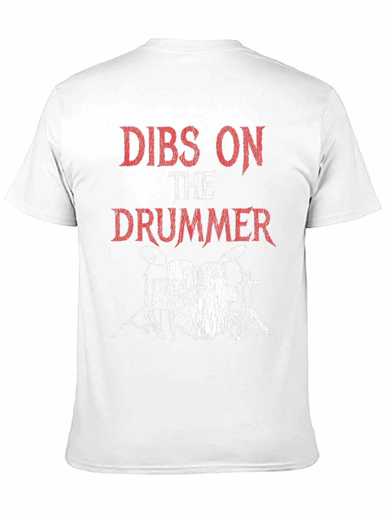 Dibs on the Drummer Graphic Tee - Black