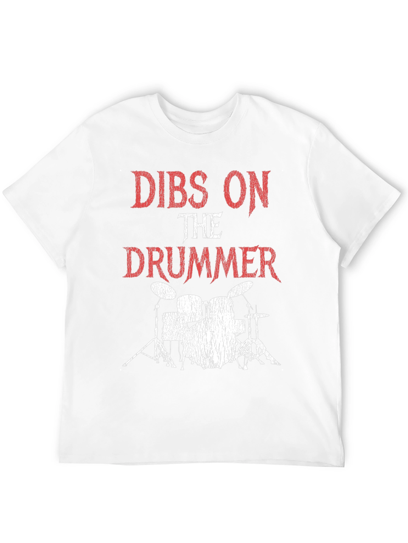 Dibs on the Drummer Graphic Tee - Black