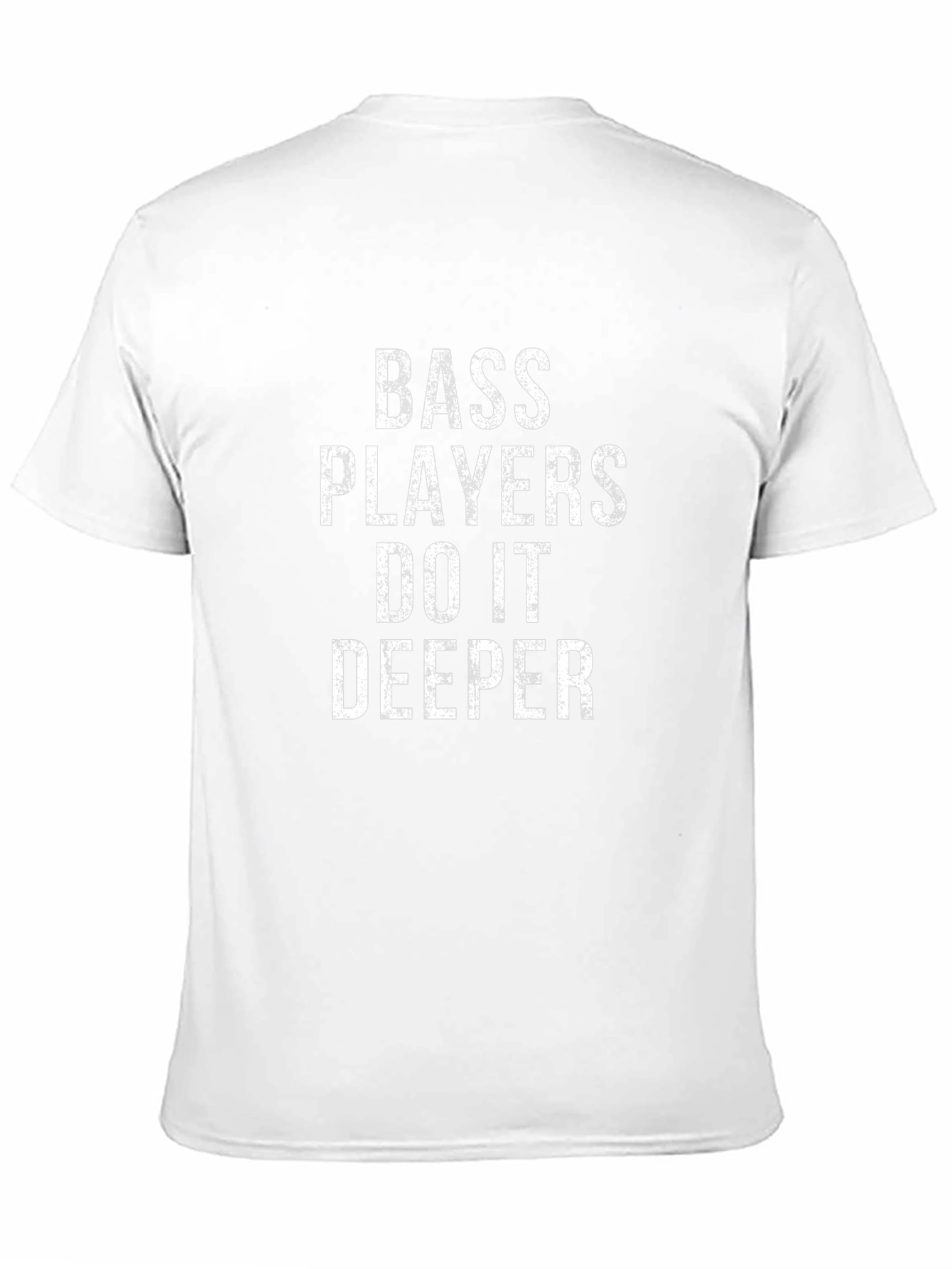 Bass Players Do It Deeper Black T-Shirt