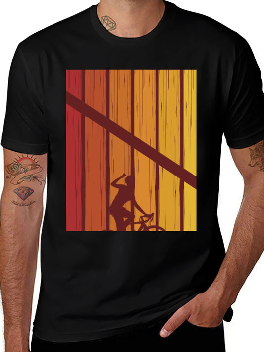 Retro Cycling T-Shirt - Vintage Style Bike Design